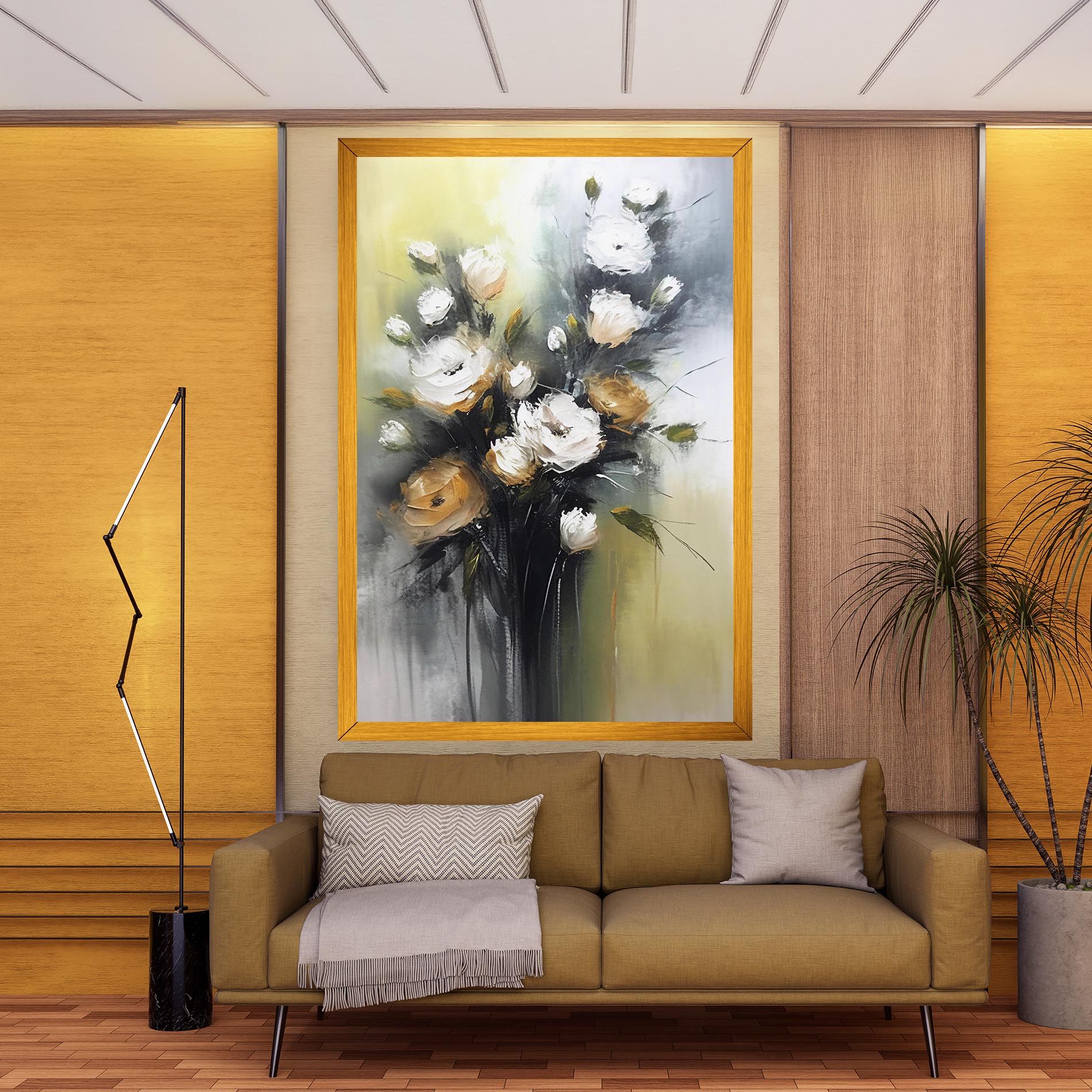 Bouquet Painting mockup 9