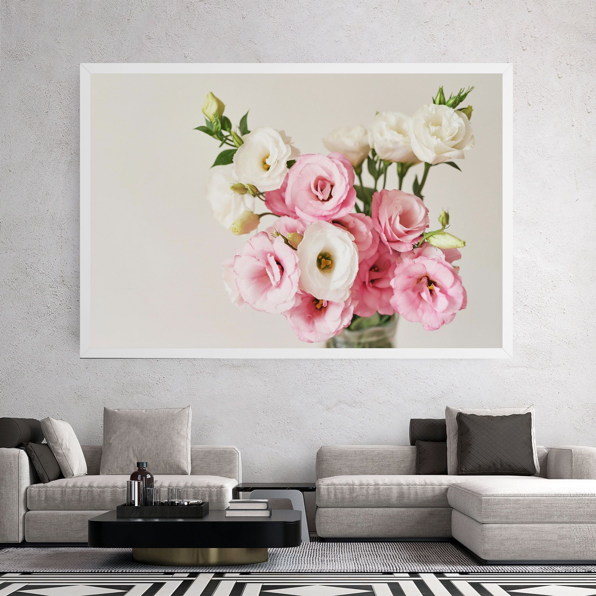 Cute Pink Flowers mockup 2