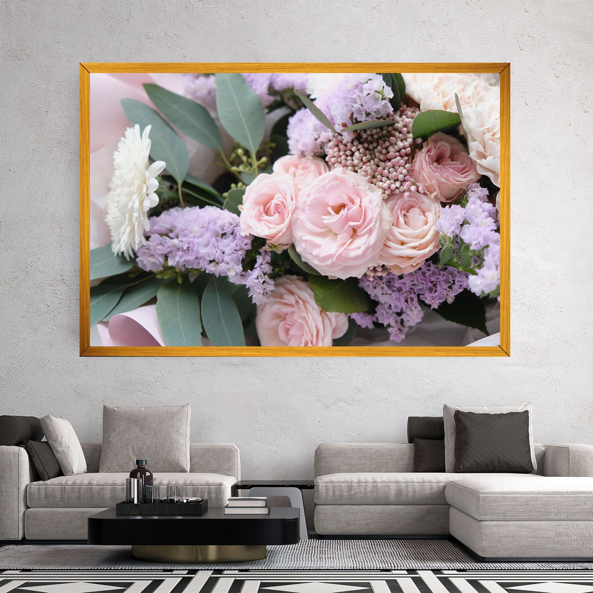 Beautiful Pink Roses mockup 2