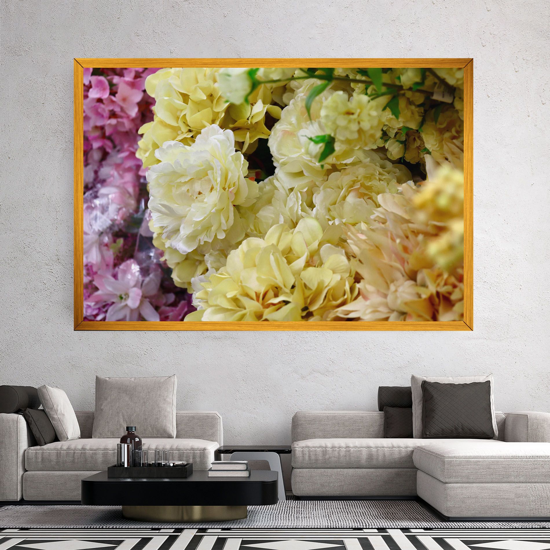 Beautiful Yellow Pastel mockup 2