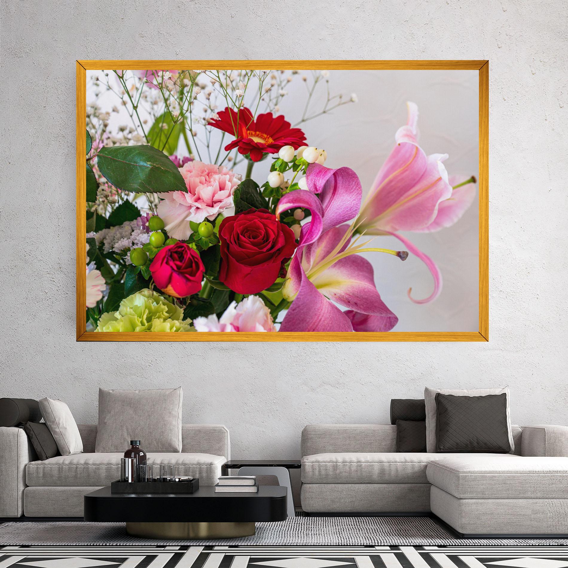 Картина на платно Bouquet mockup 2