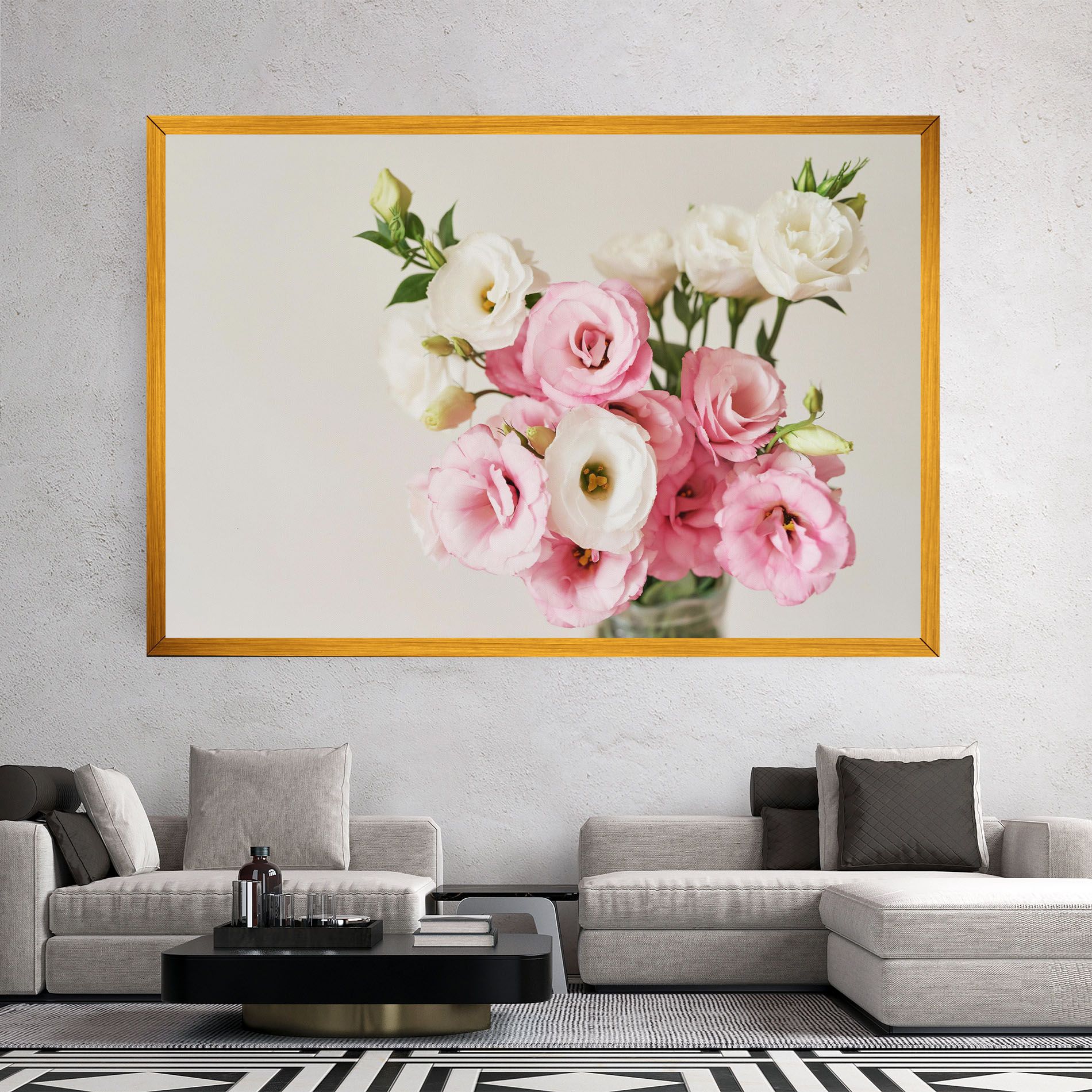 Cute Pink Flowers mockup 2