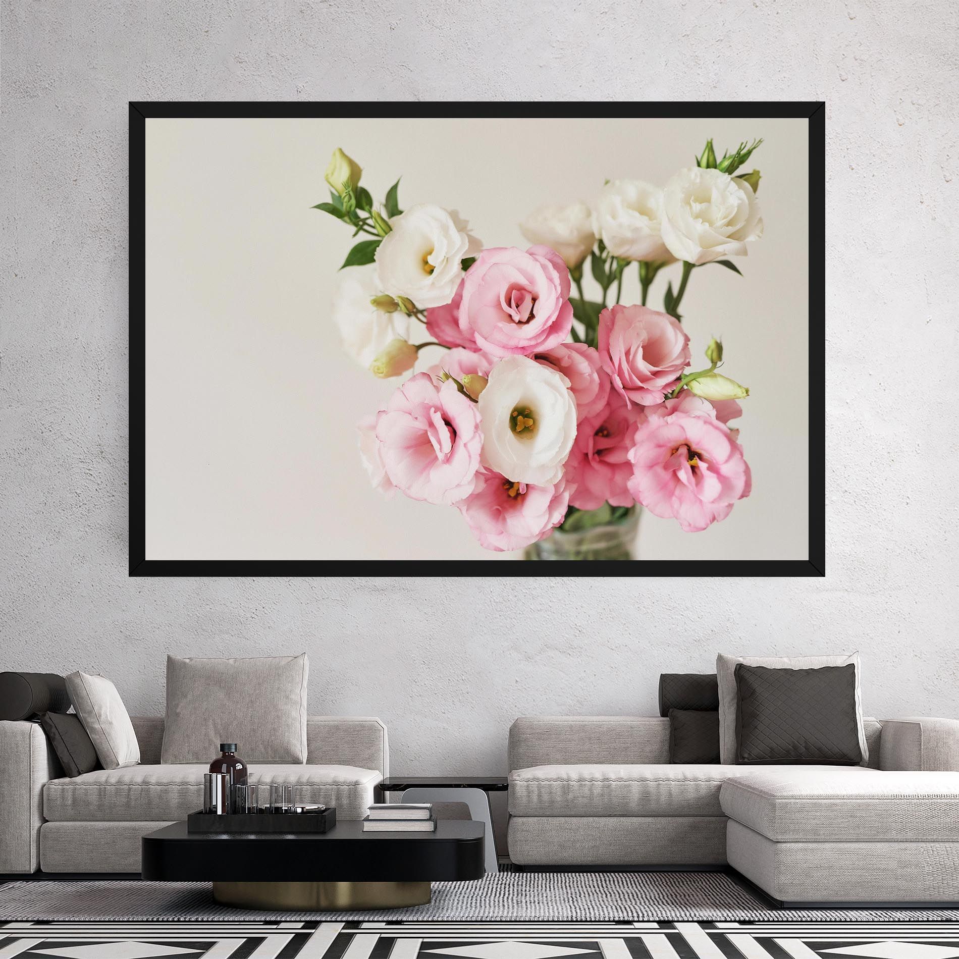 Cute Pink Flowers mockup 2