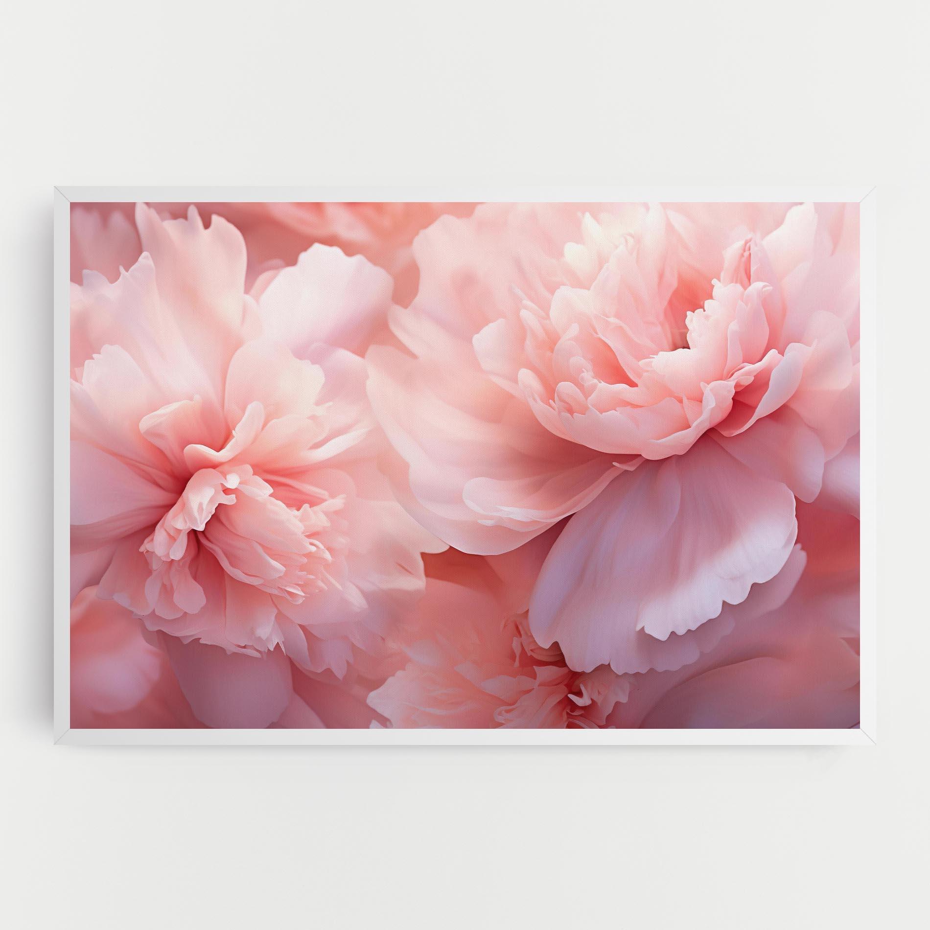 Картина на платно Close Up Dreamy Peony mockup 0