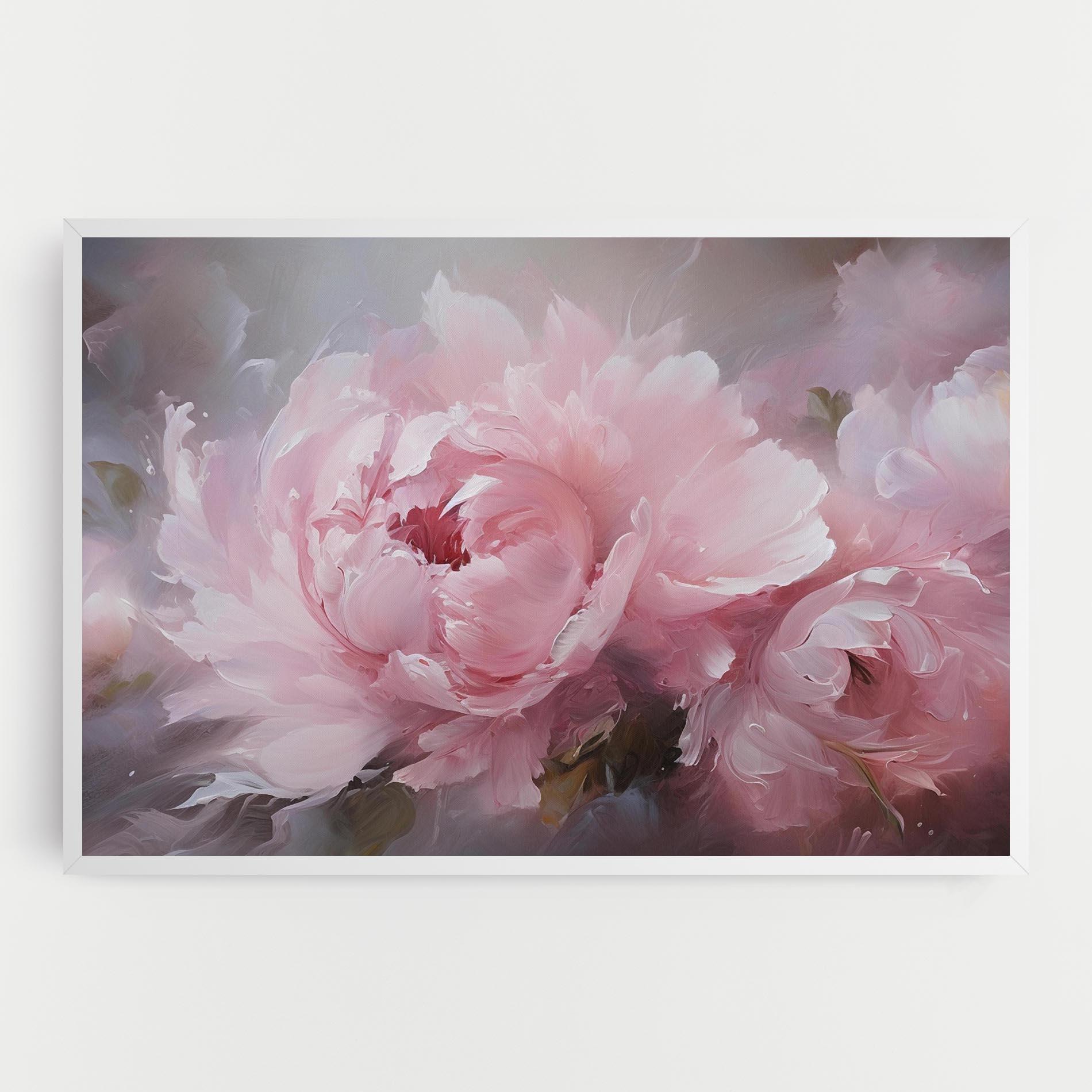 Картина на платно Dreamy Painting Peony mockup 0