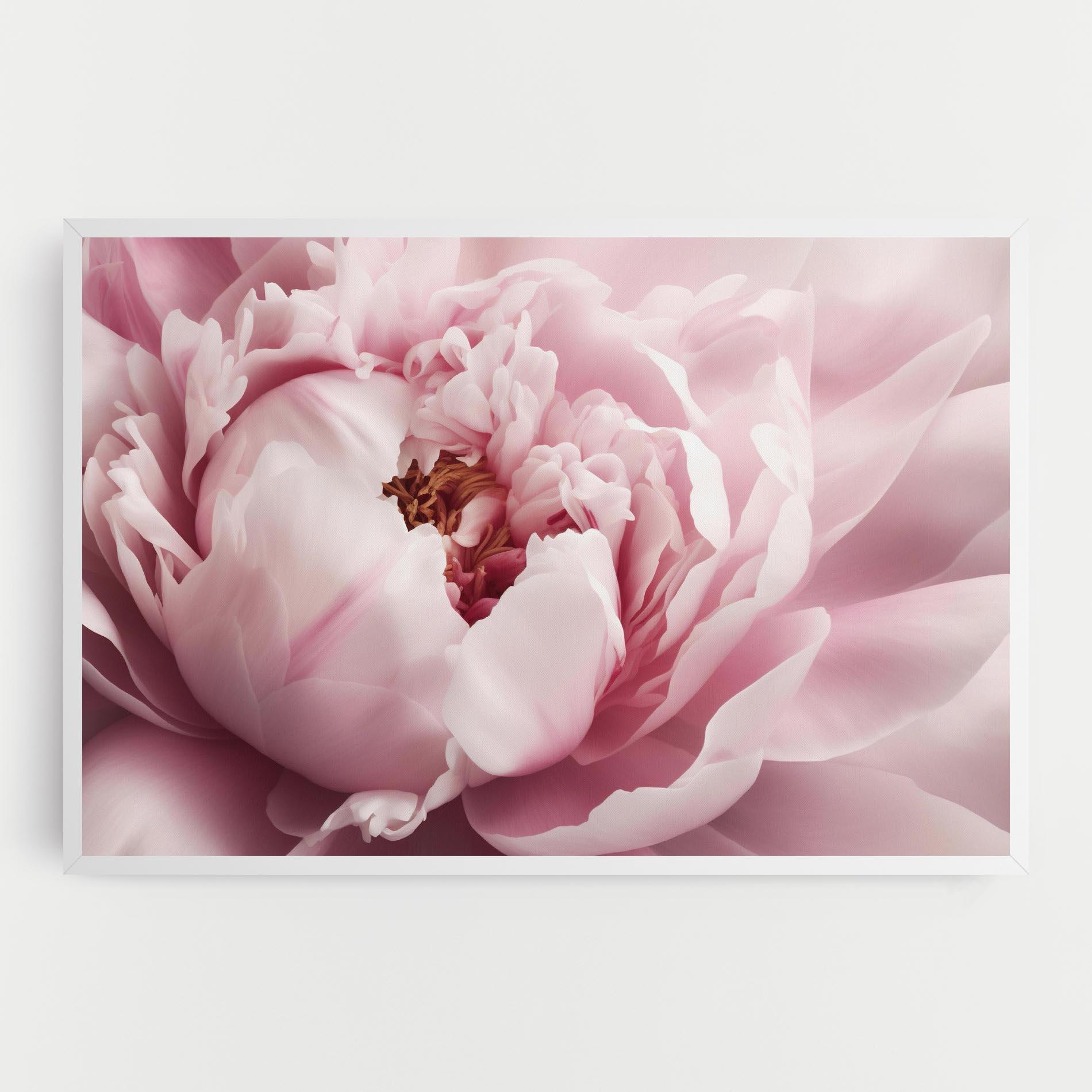 Картина на платно Pastel Peony Petals mockup 0