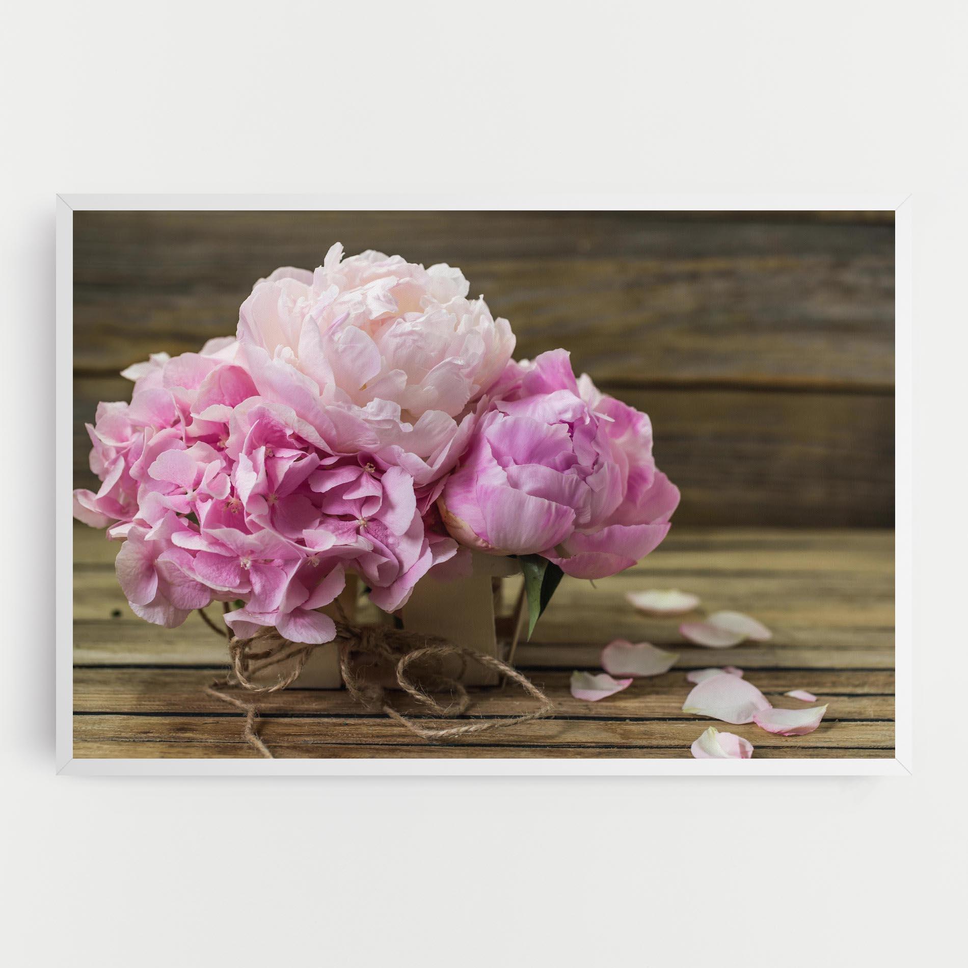 Картина на платно Peony On Table mockup 0