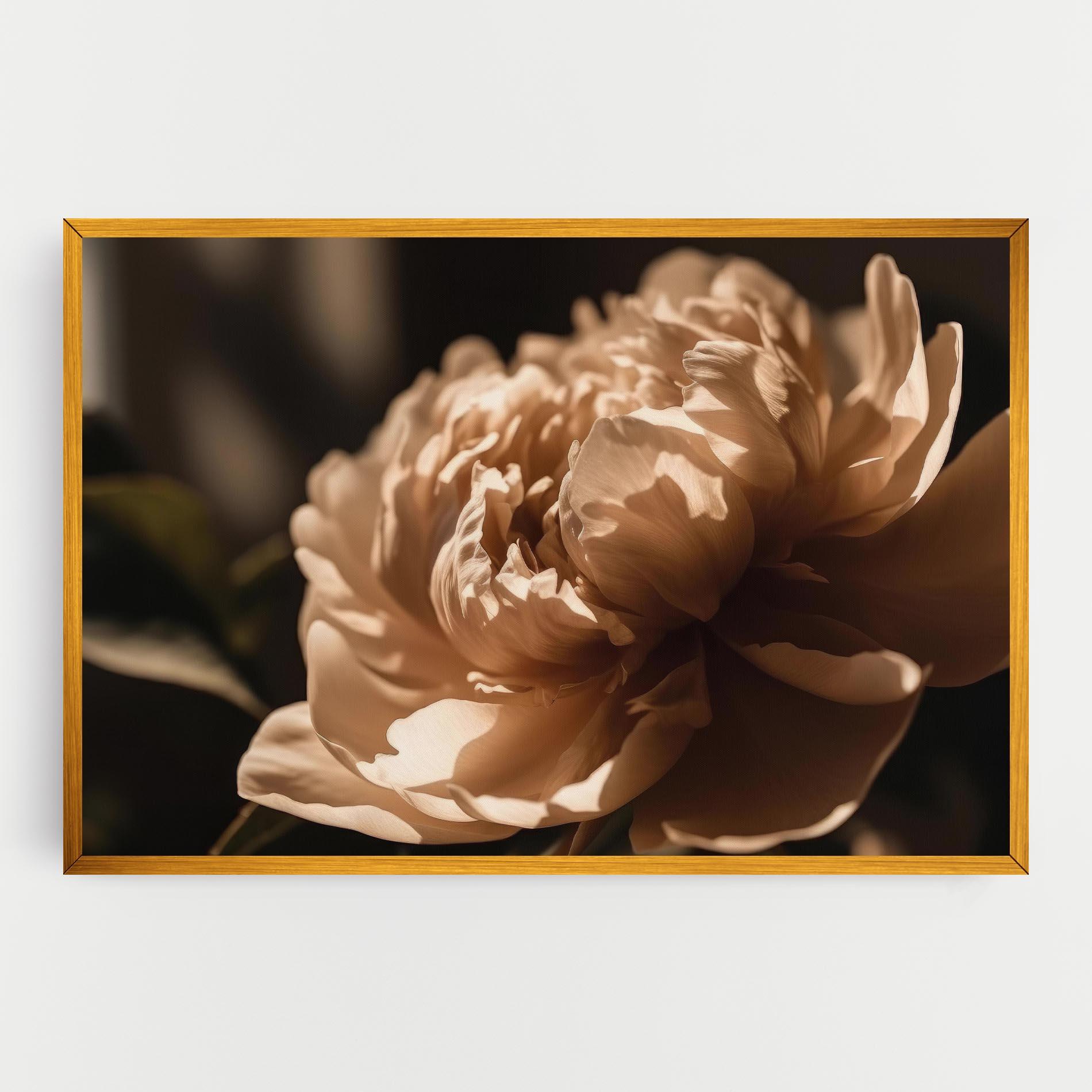 Картина на платно Cream Peony mockup 0