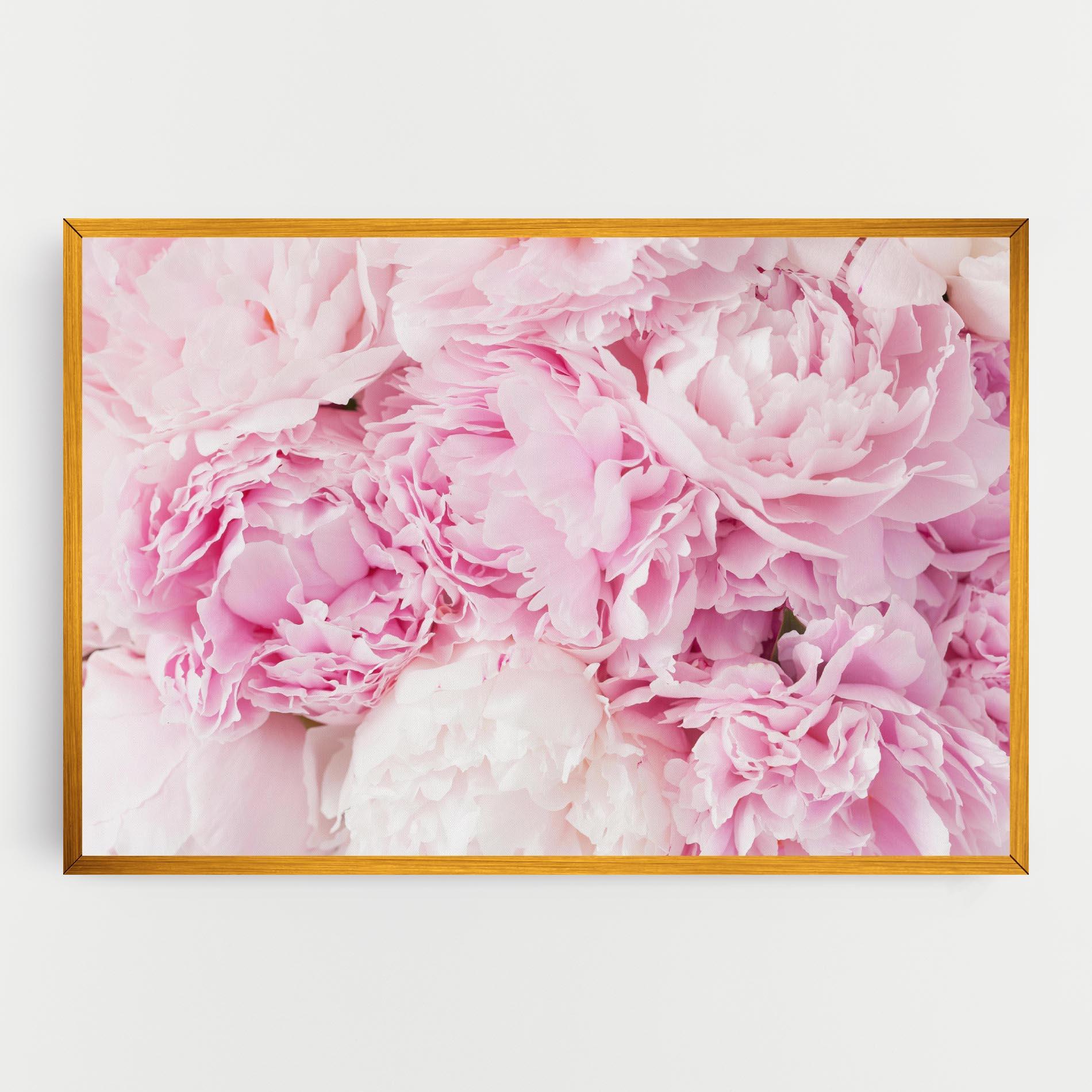 Картина на платно Dreamy Pink Pastel Peony mockup 0