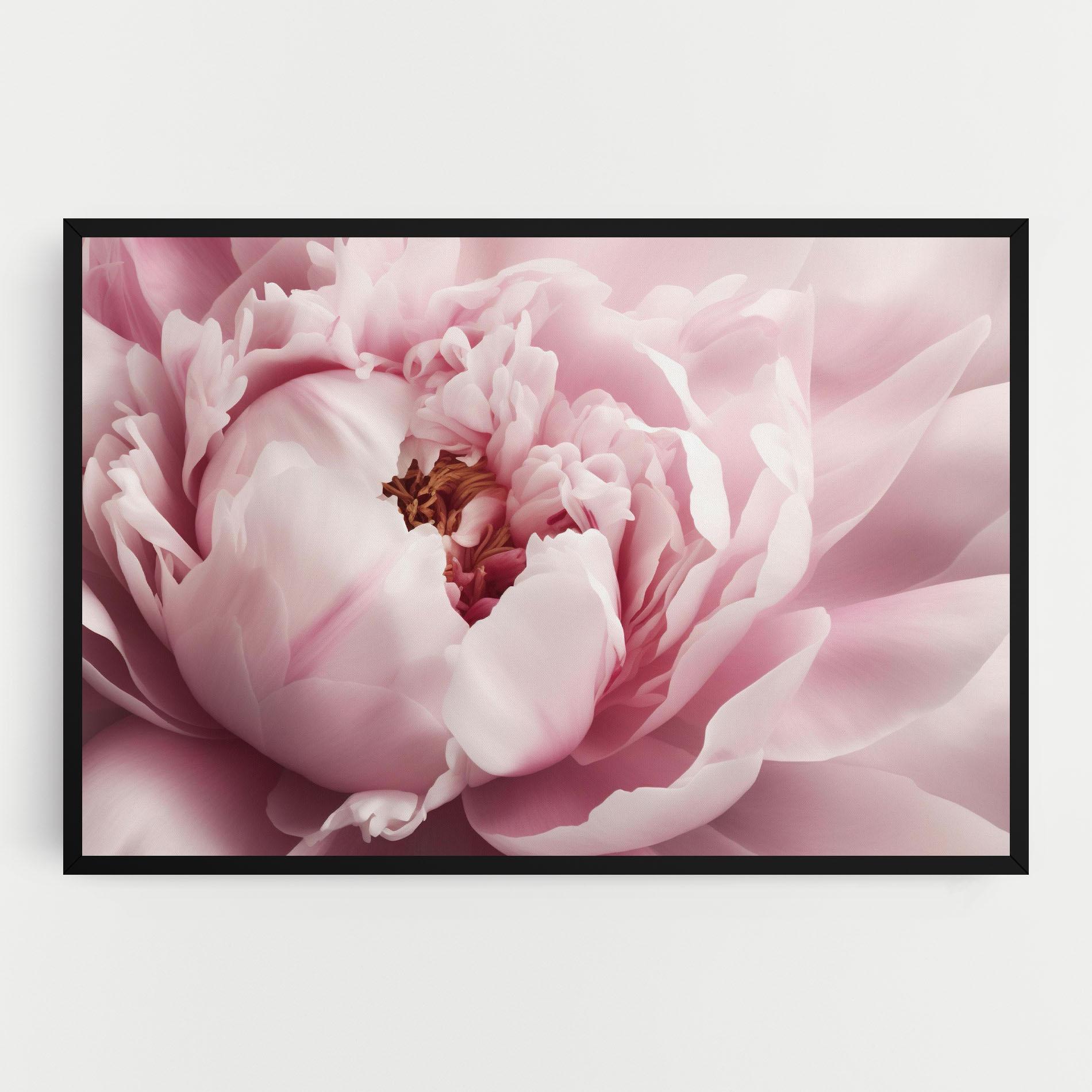 Картина на платно Pastel Peony Petals mockup 0