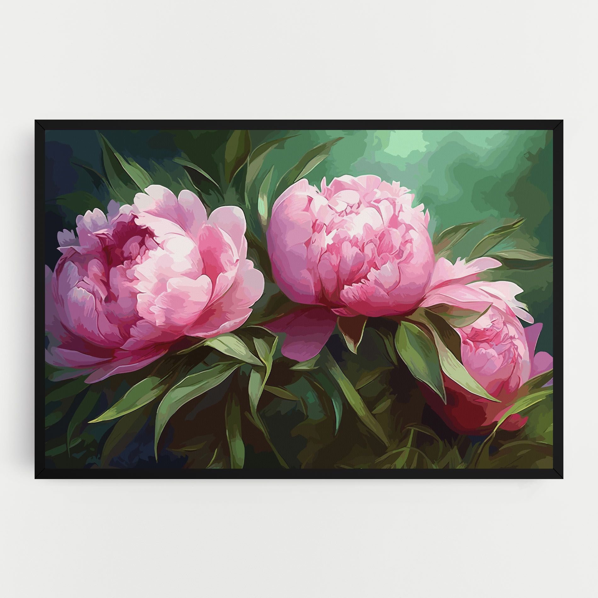 Peonies Art mockup 0