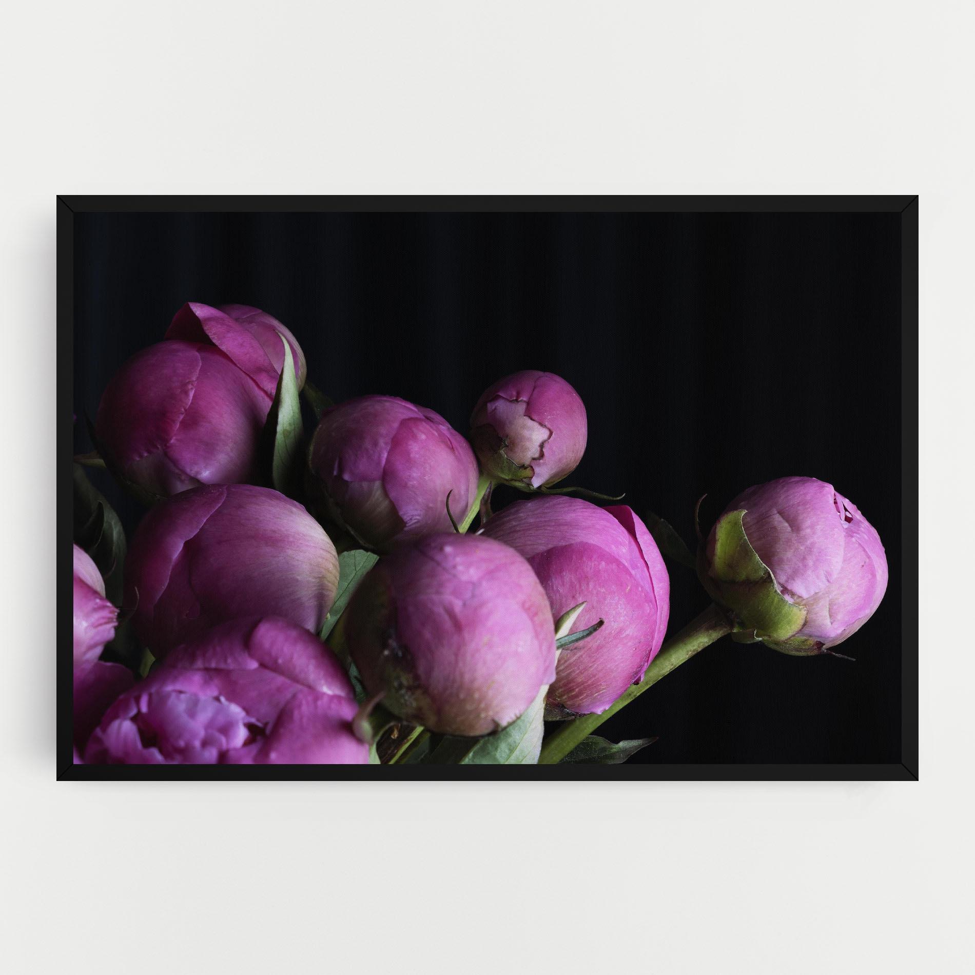 Картина на платно Peony Buds mockup 0
