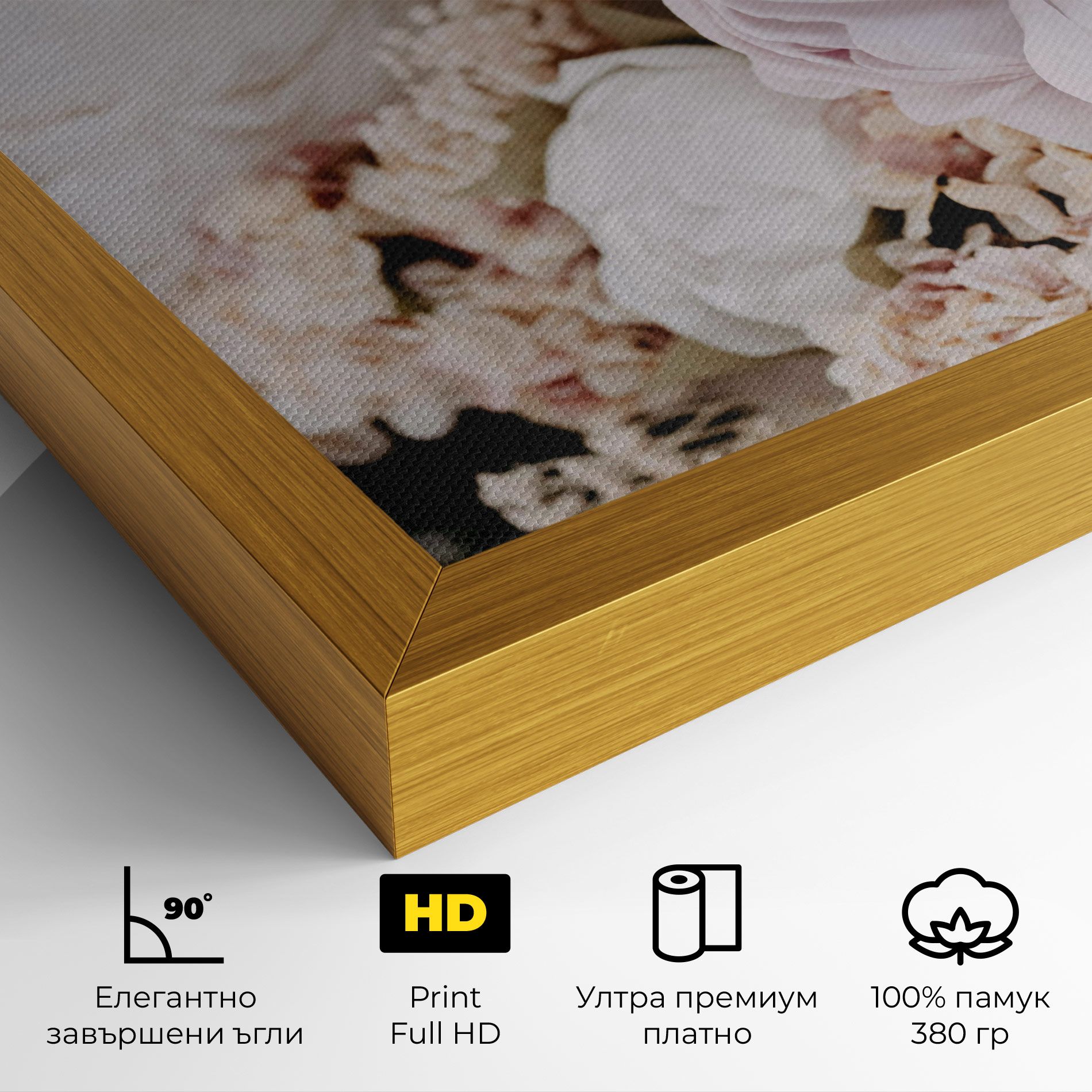 Grey Peony Bouquet mockup 4