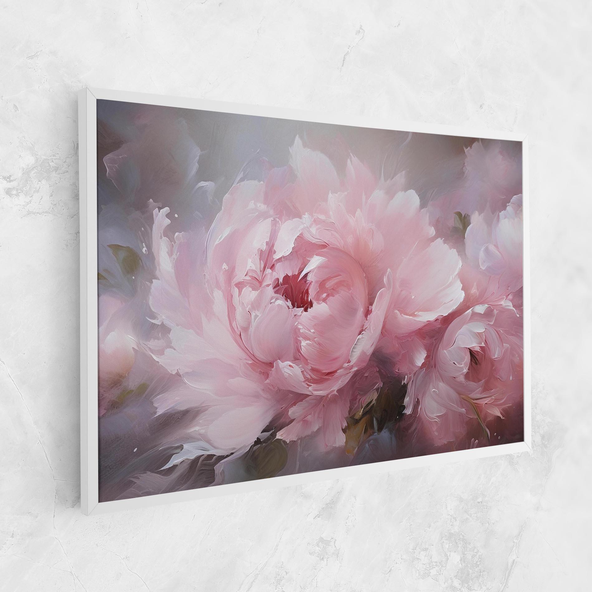 Картина на платно Dreamy Painting Peony mockup 1
