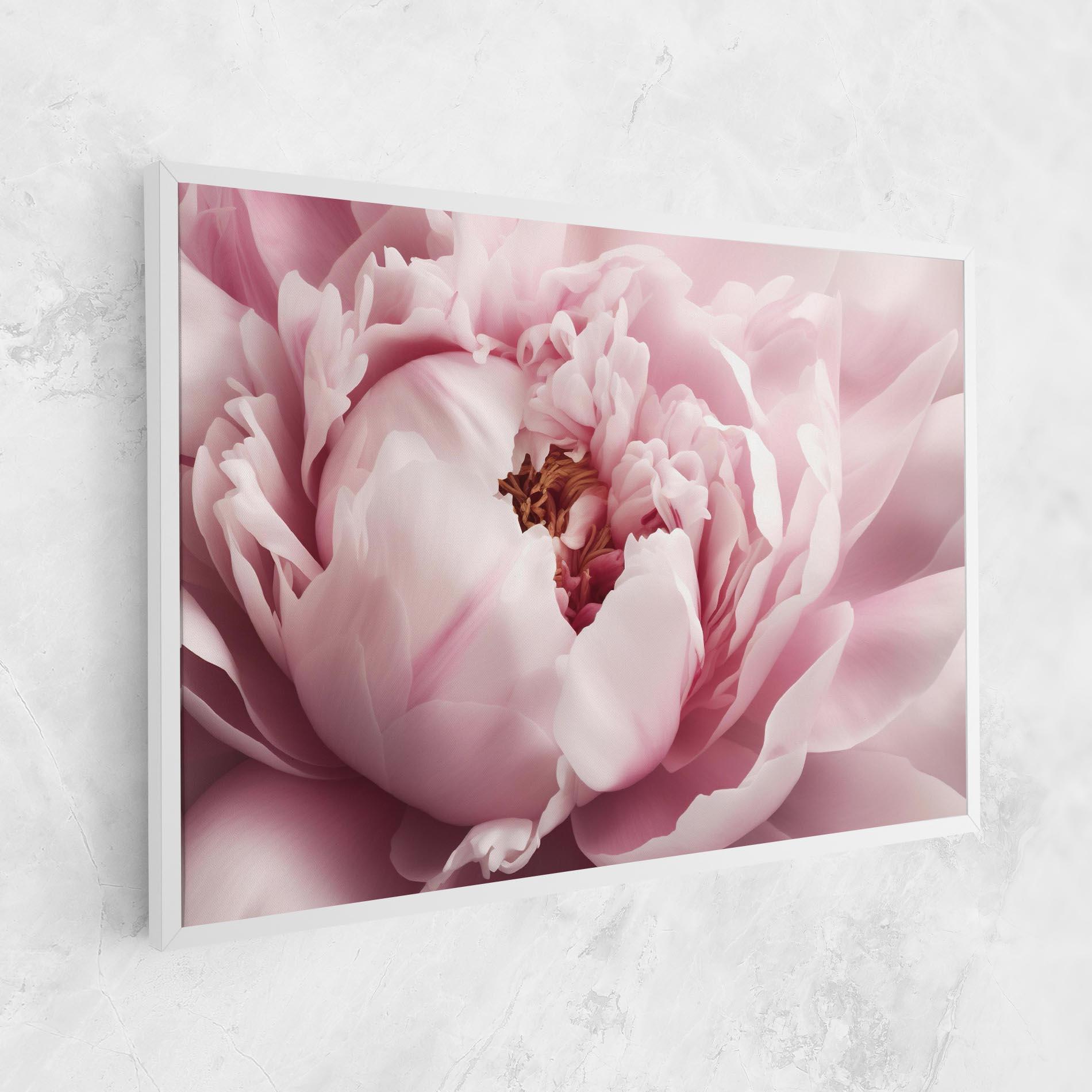Картина на платно Pastel Peony Petals mockup 1