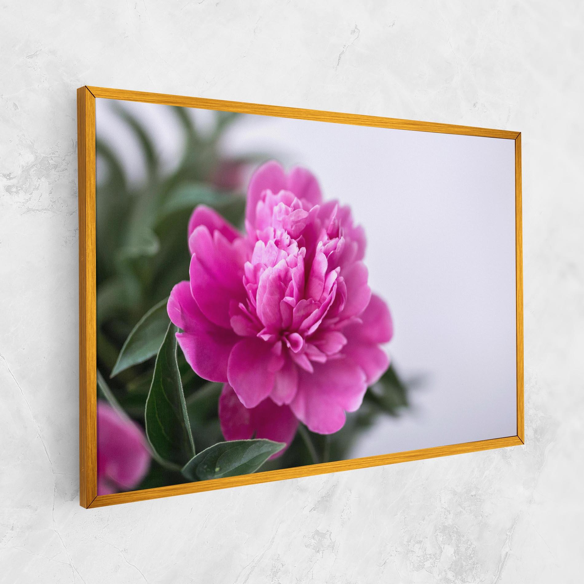Картина на платно Dark Pink Peony mockup 1
