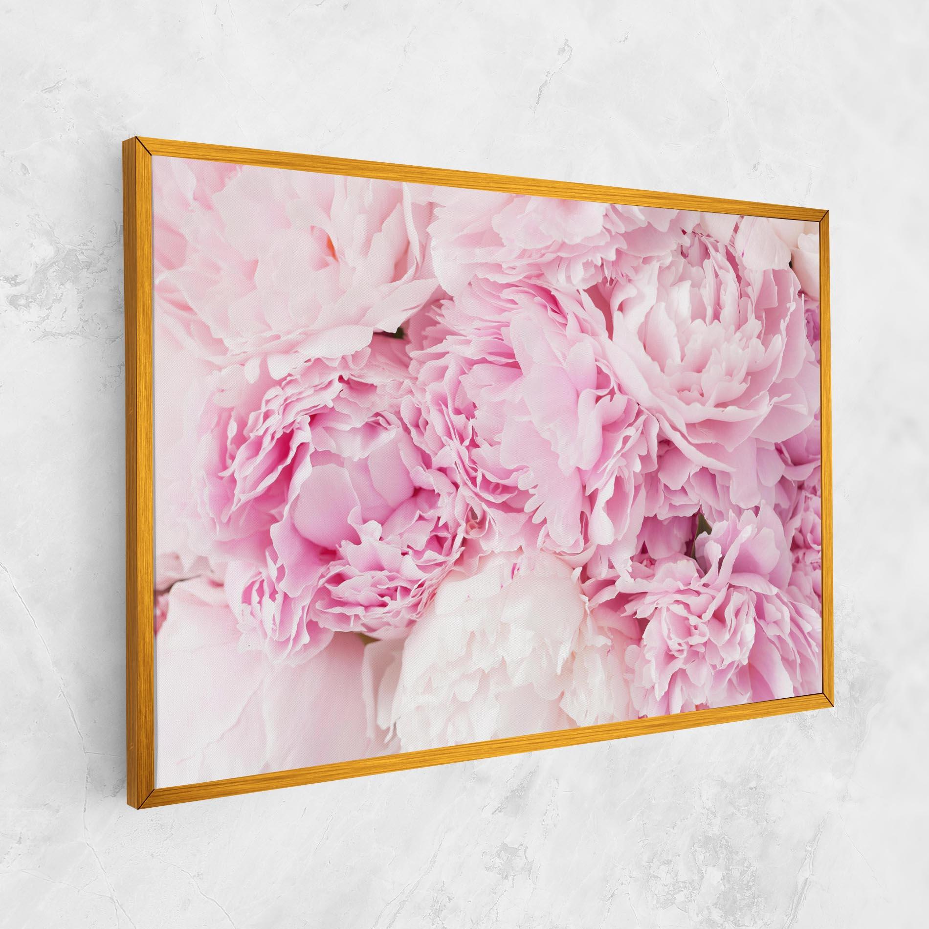 Картина на платно Dreamy Pink Pastel Peony mockup 1
