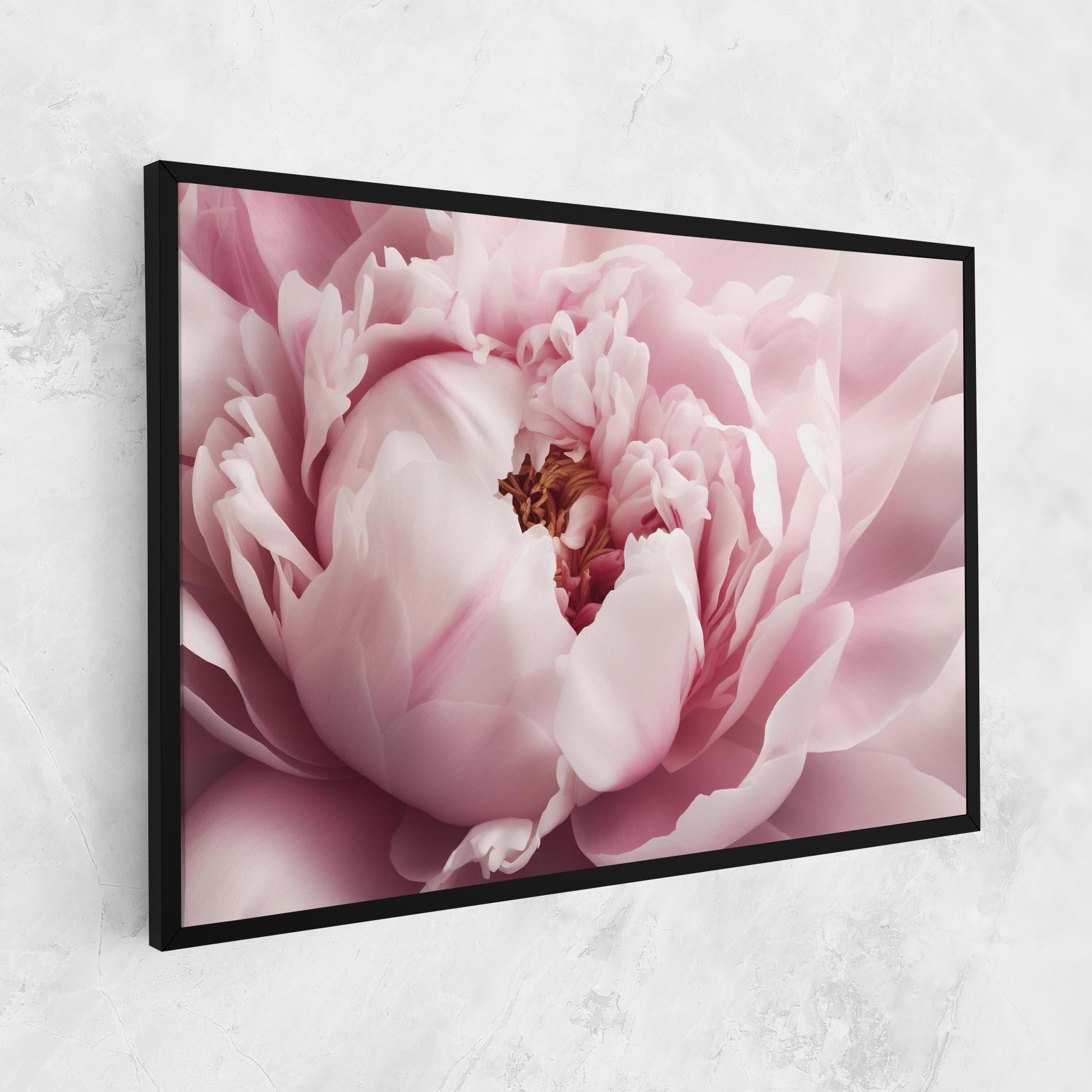 Картина на платно Pastel Peony Petals mockup 1