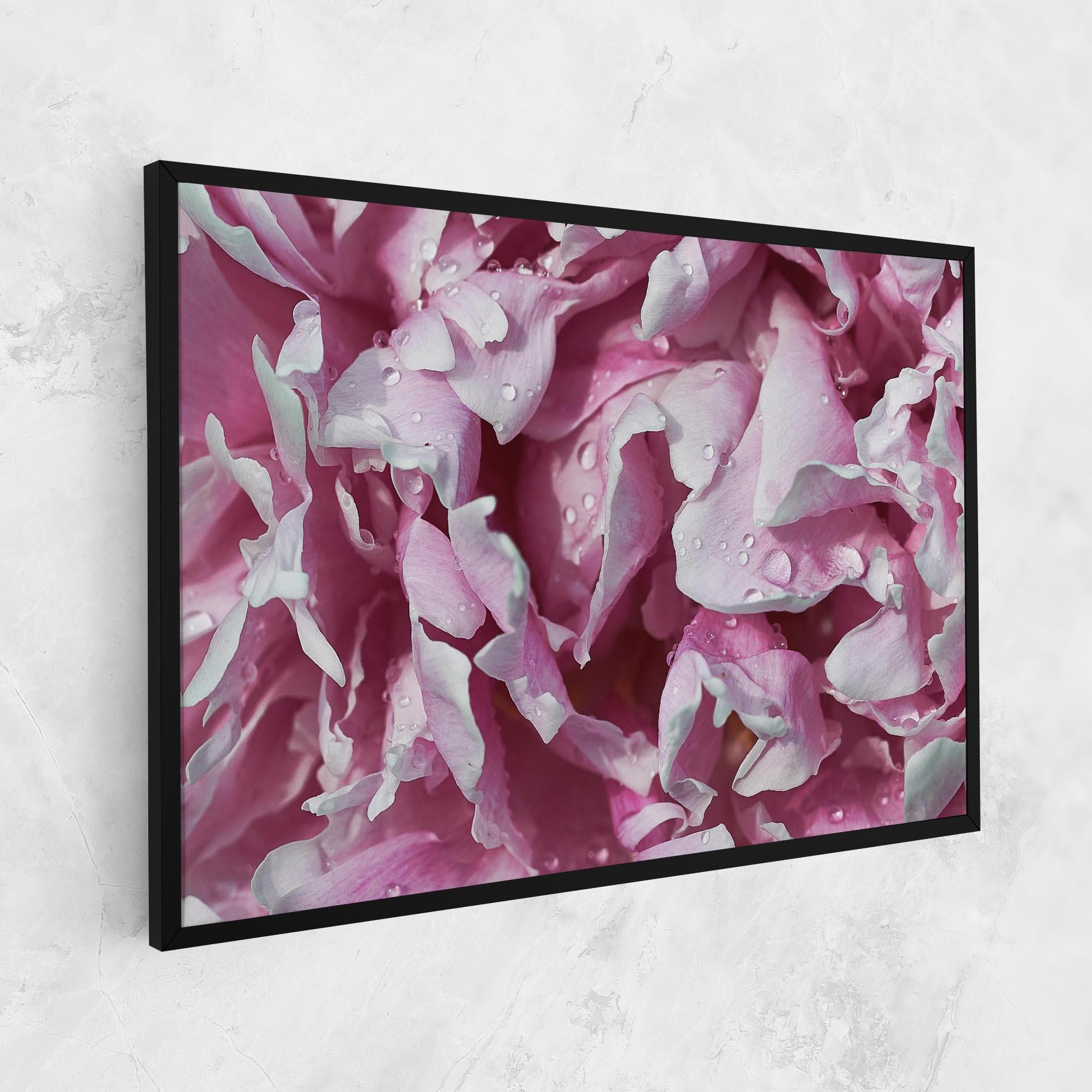 Картина на платно Peony Petals mockup 1