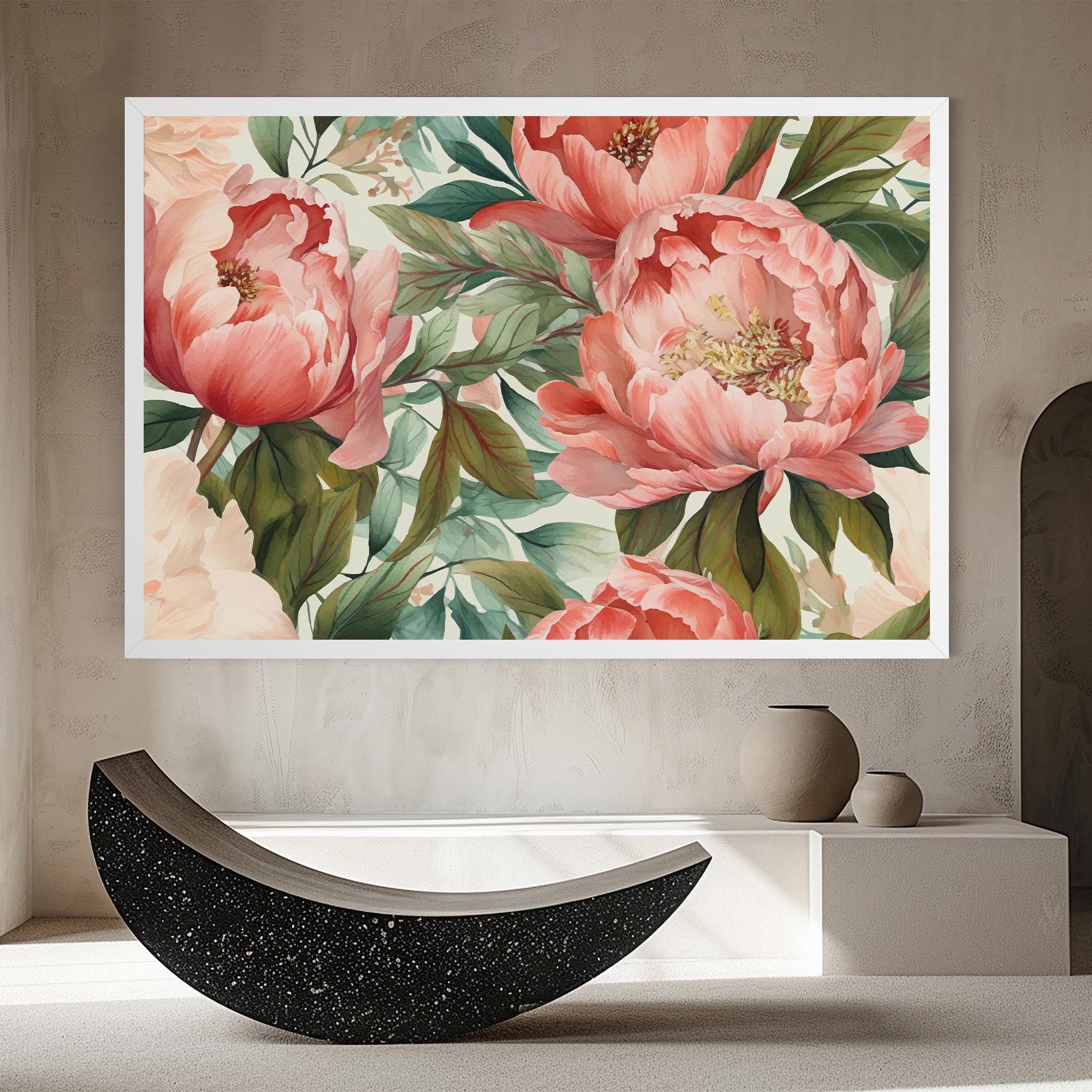 Light Red Peony mockup 8