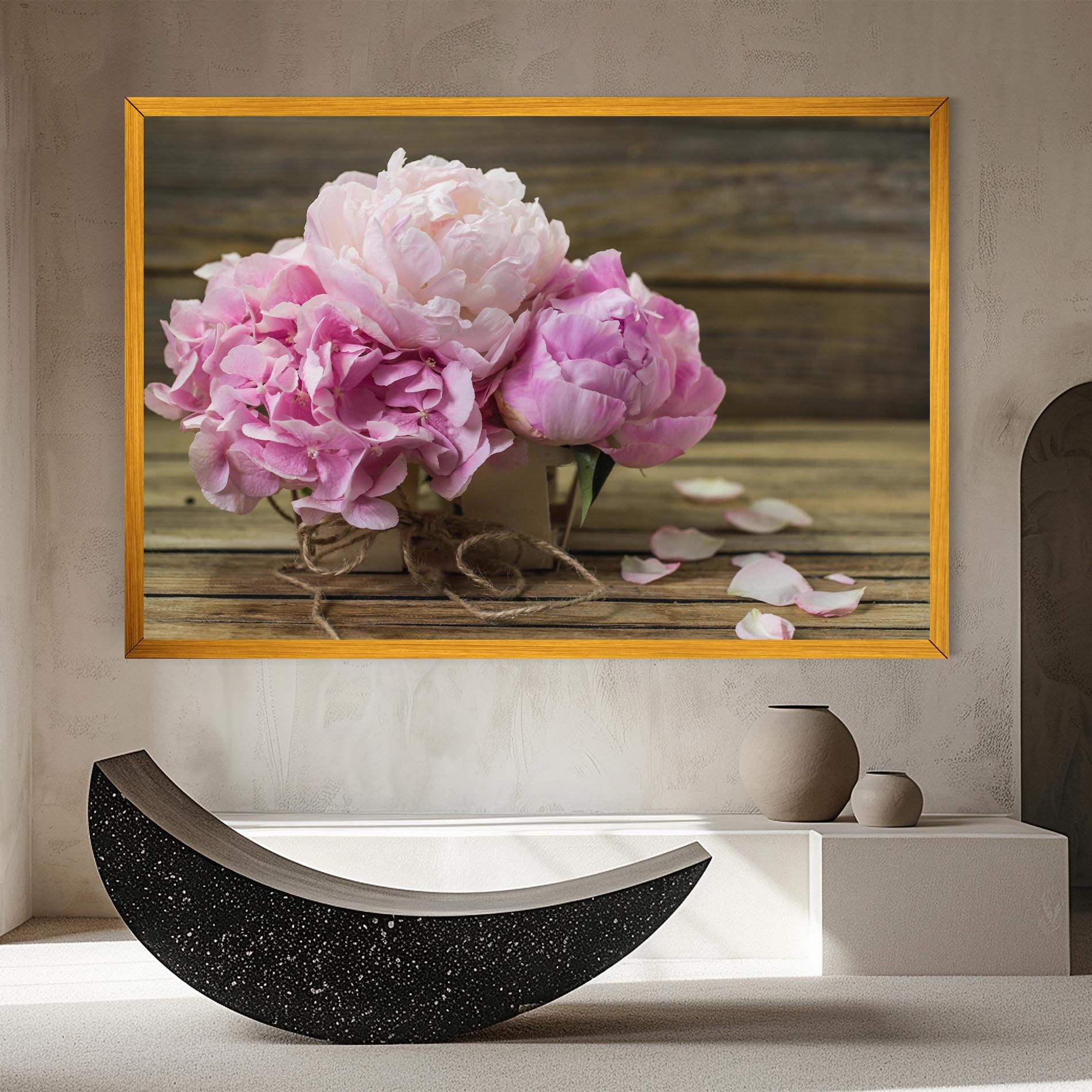 Peony On Table mockup 8