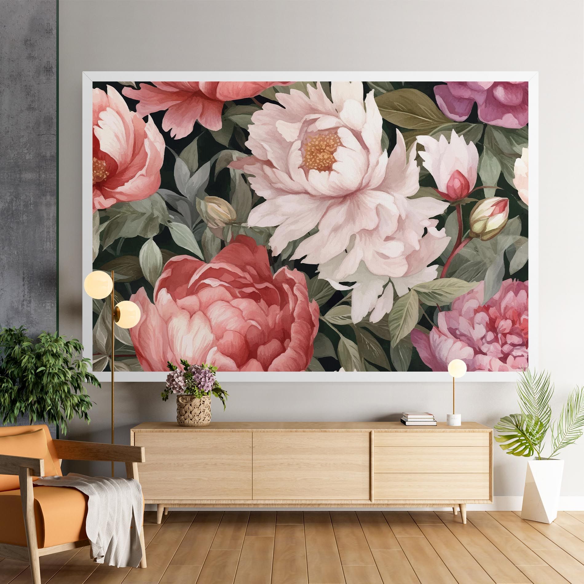 Light Peony Art mockup 9
