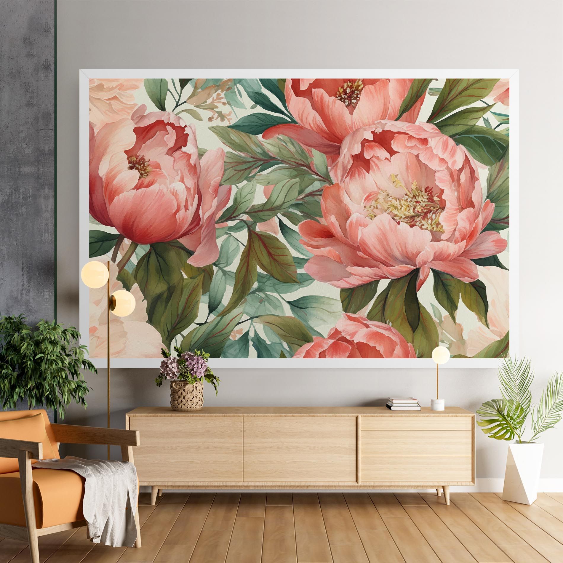 Light Red Peony mockup 9