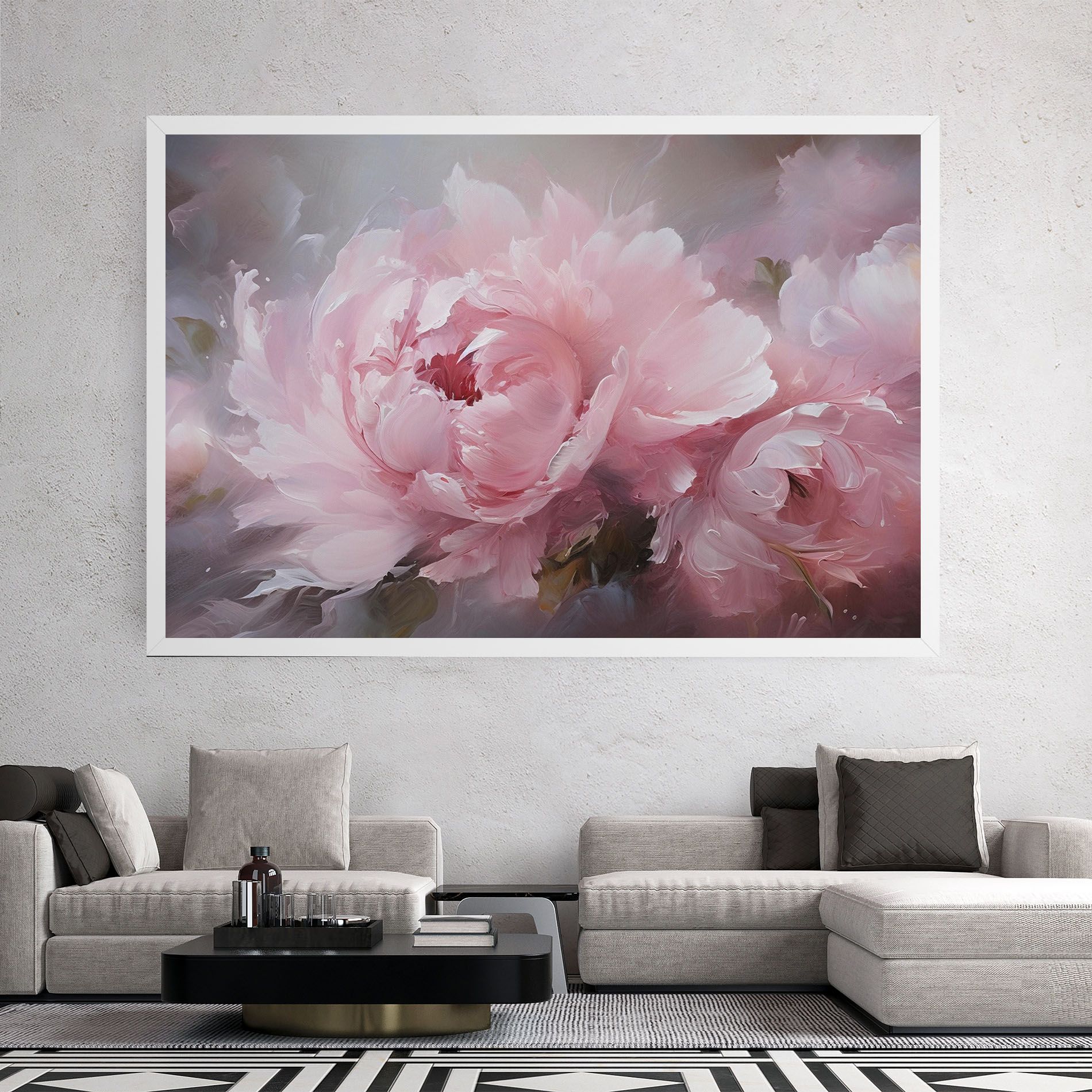 Dreamy Painting Peony mockup 2