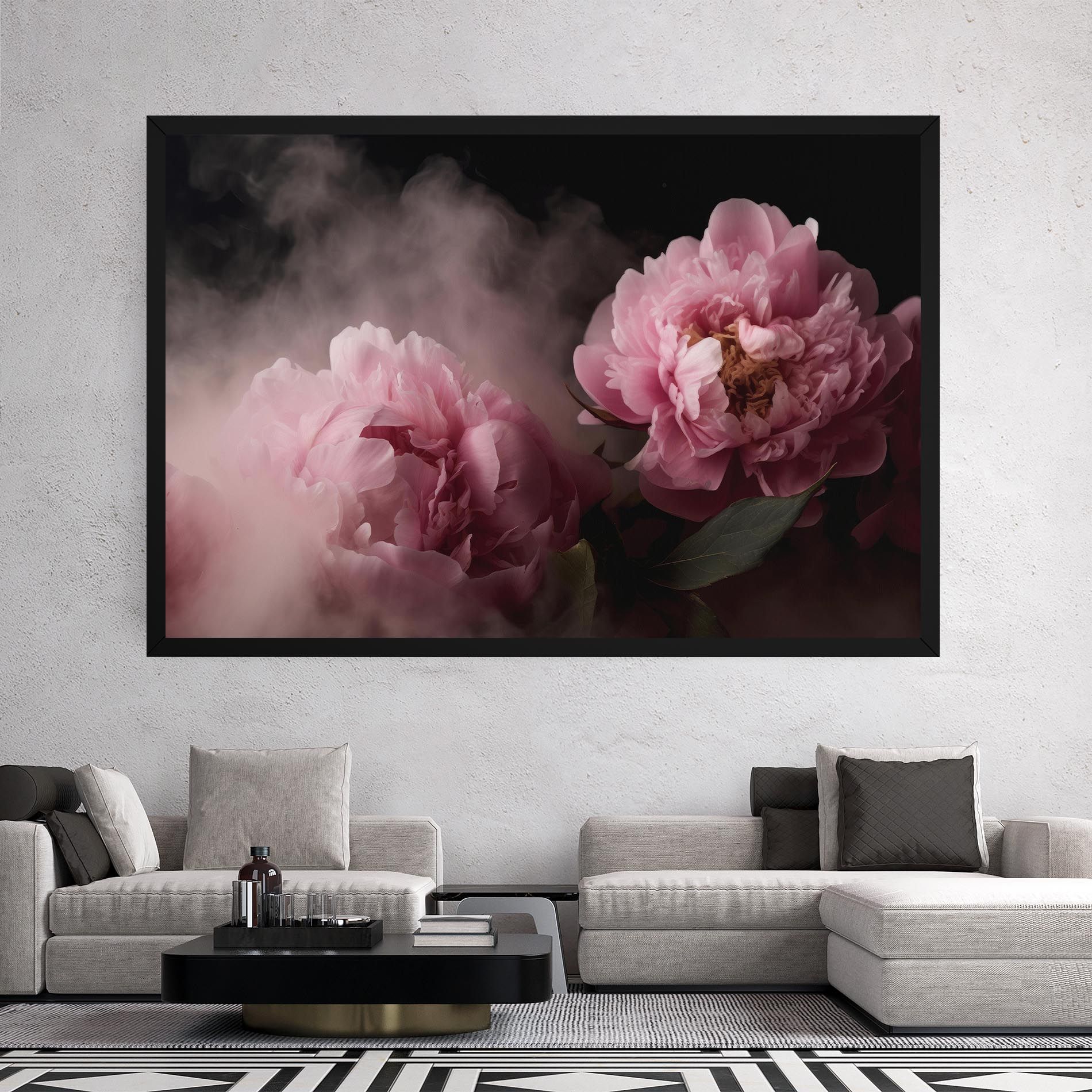 Peony In Smoke mockup 2