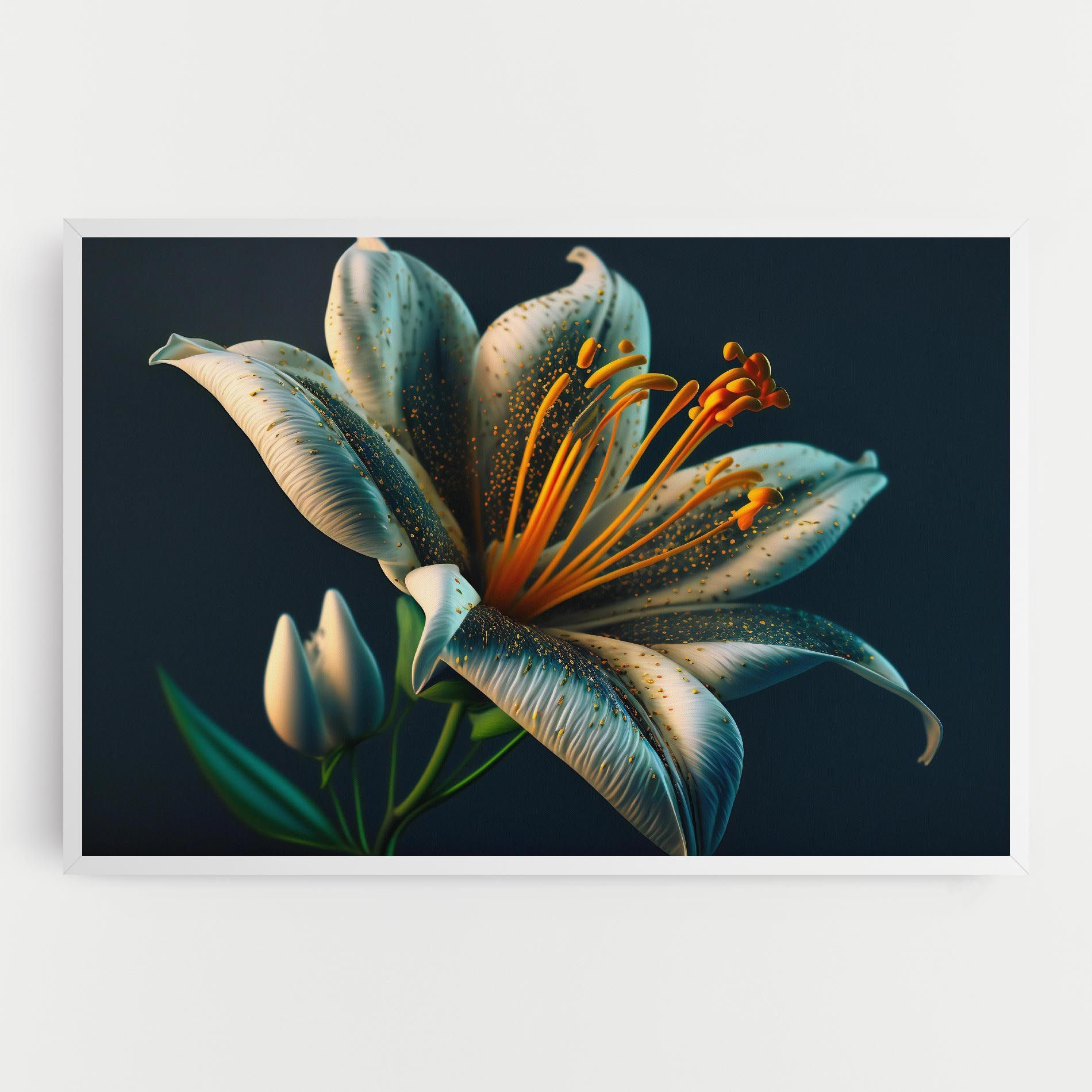 Blue Grey Lily mockup 0
