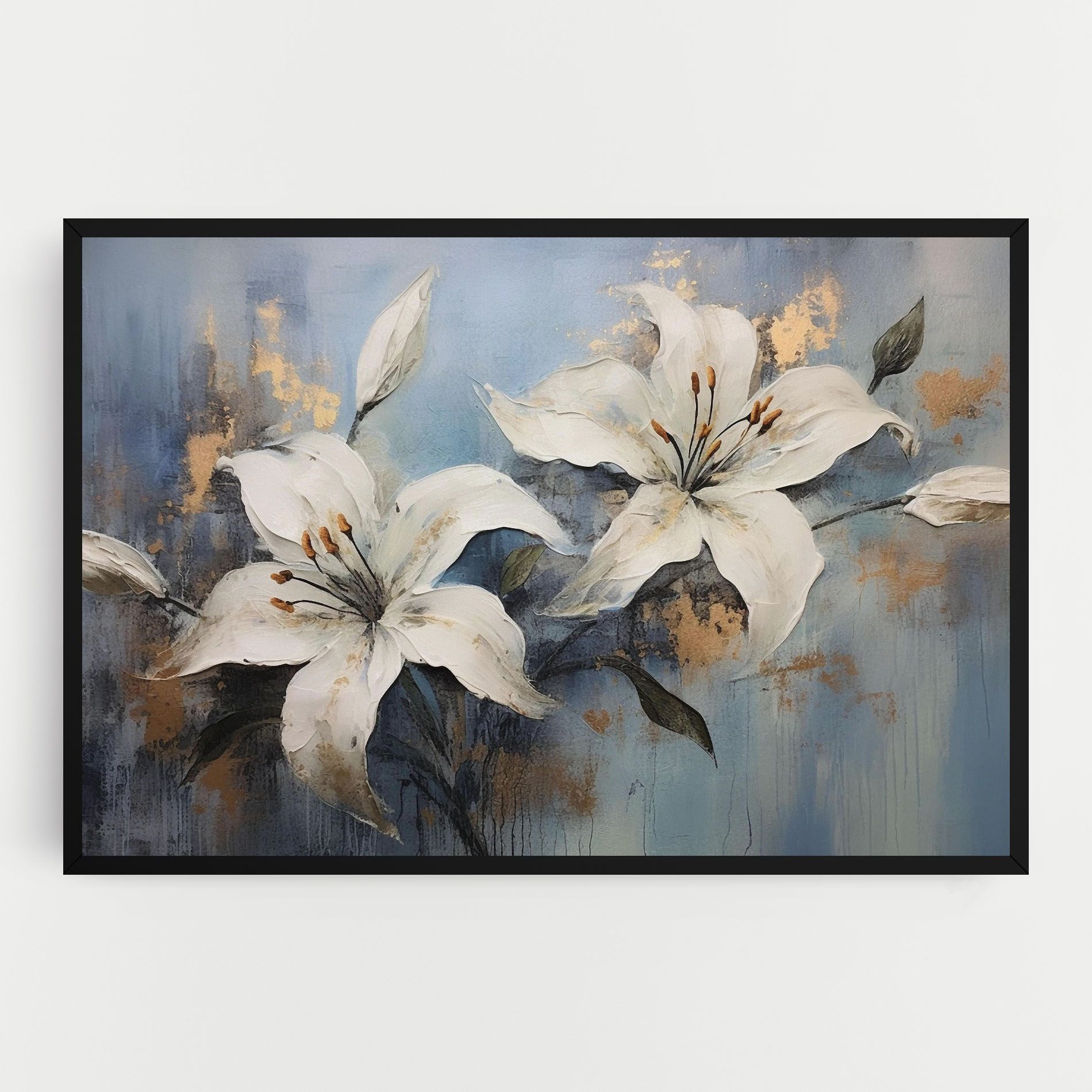 Gold Lily Painting mockup 0