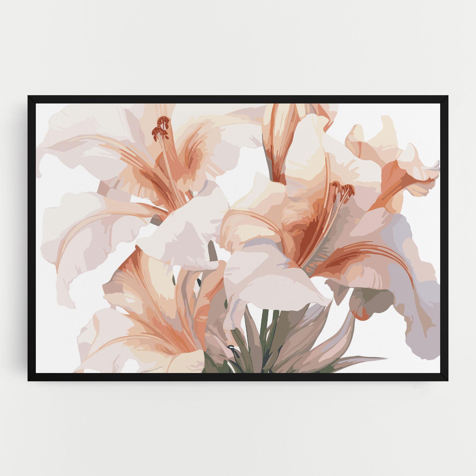 Картина на платно Light Pink Lily mockup 0