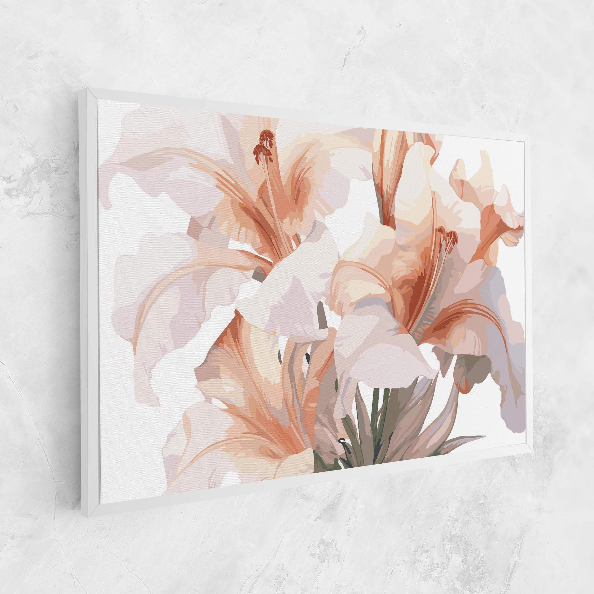 Картина на платно Light Pink Lily mockup 1