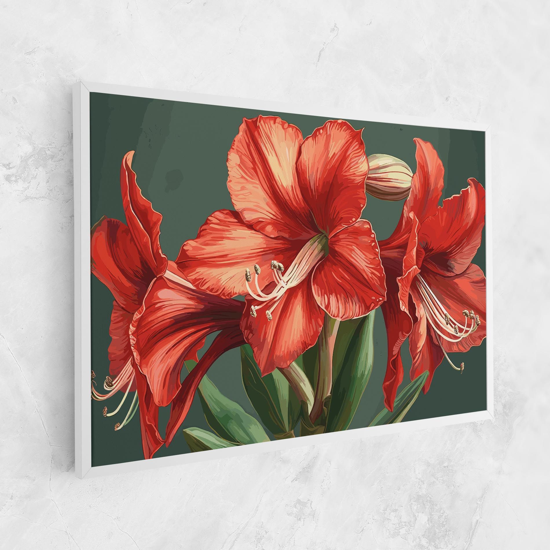 Lily Orange Art mockup 1