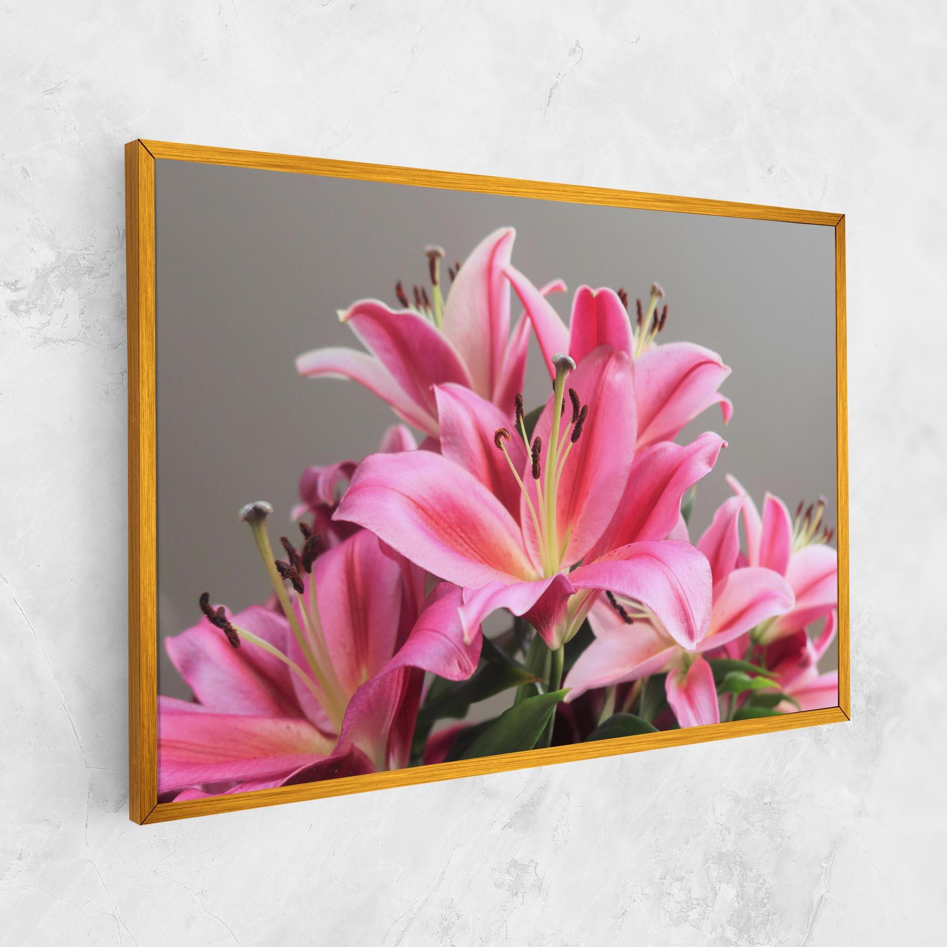 Картина на платно Light Pink Lily View mockup 1