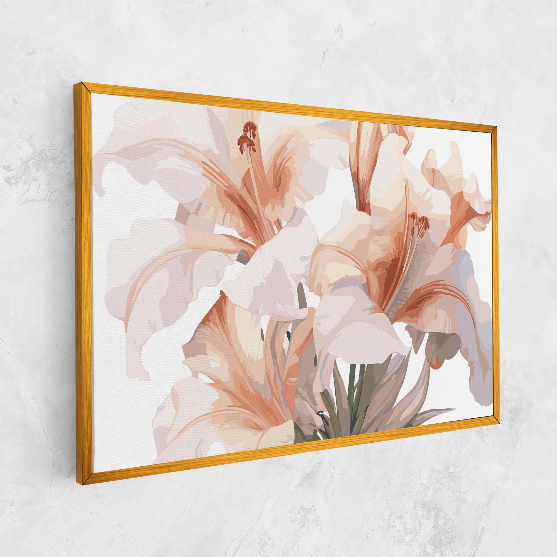 Картина на платно Light Pink Lily mockup 1