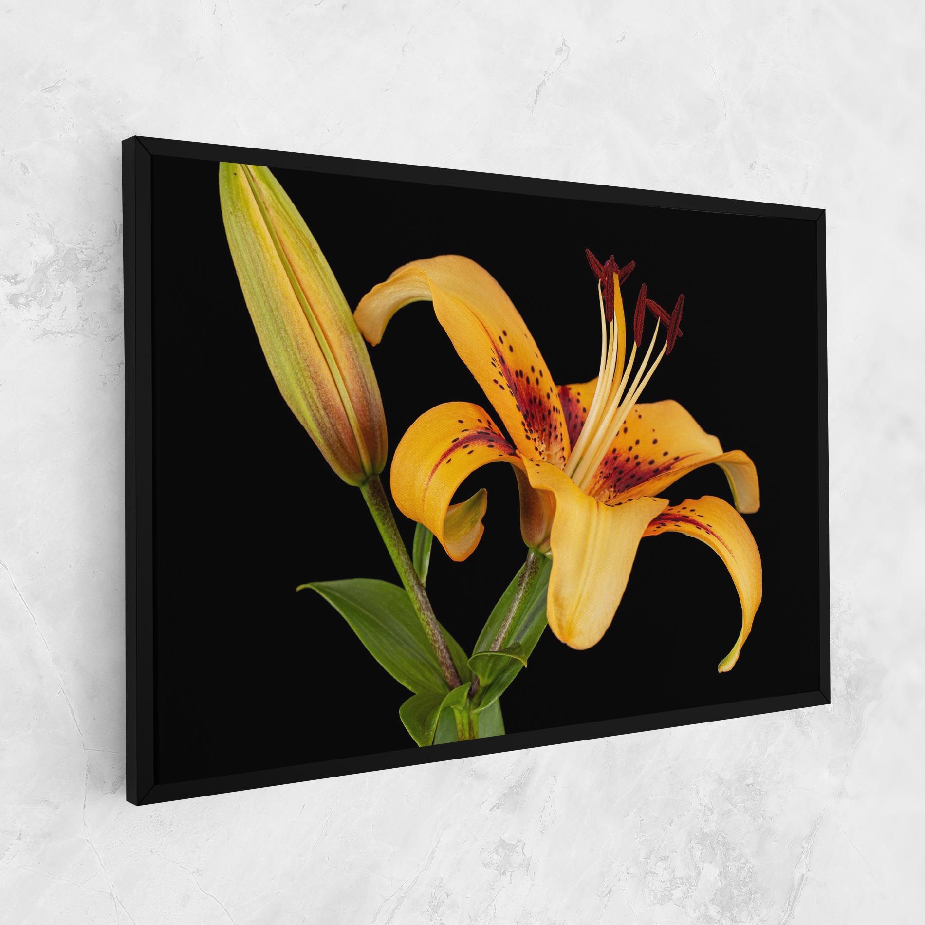 Beautiful Yellow Lily mockup 1