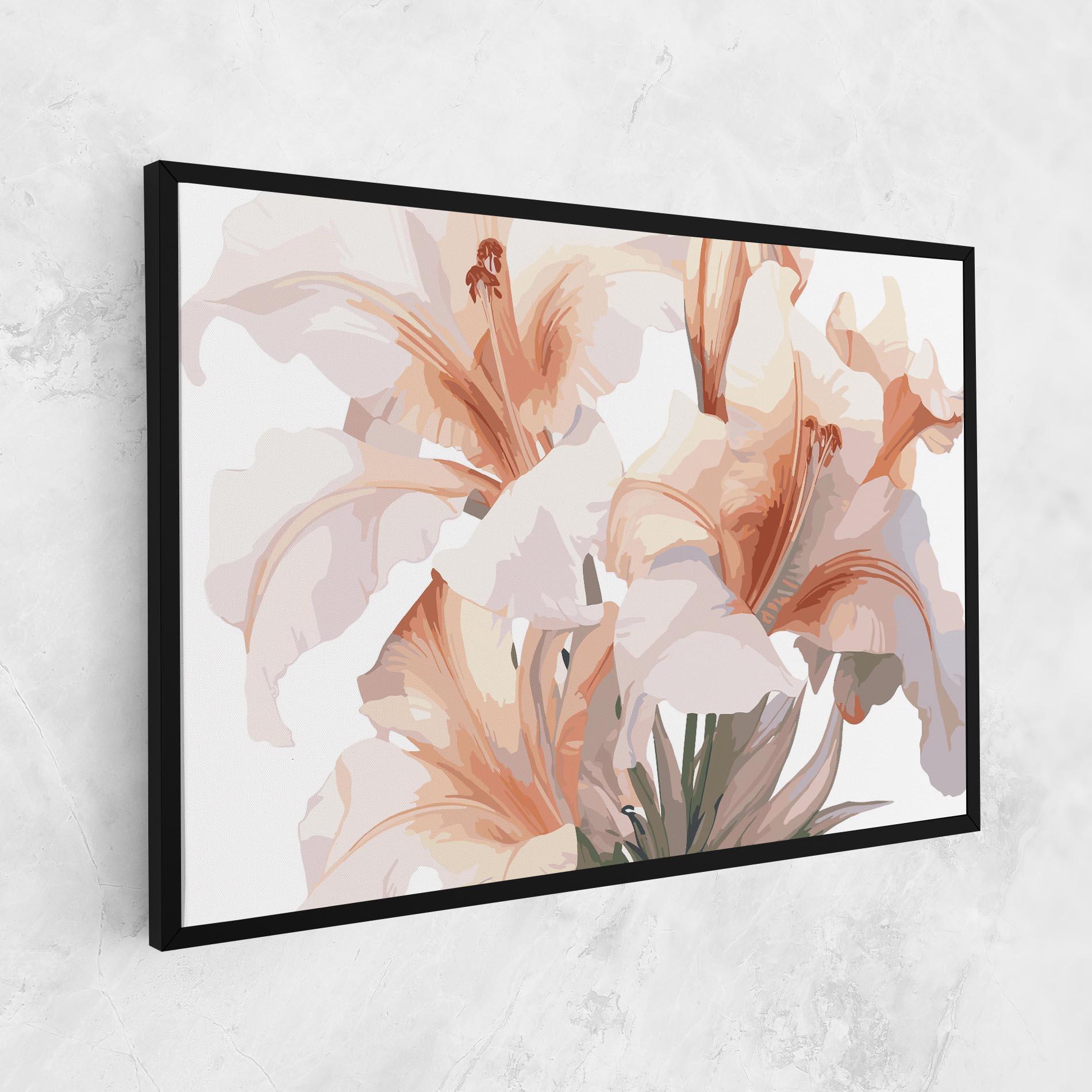 Картина на платно Light Pink Lily mockup 1