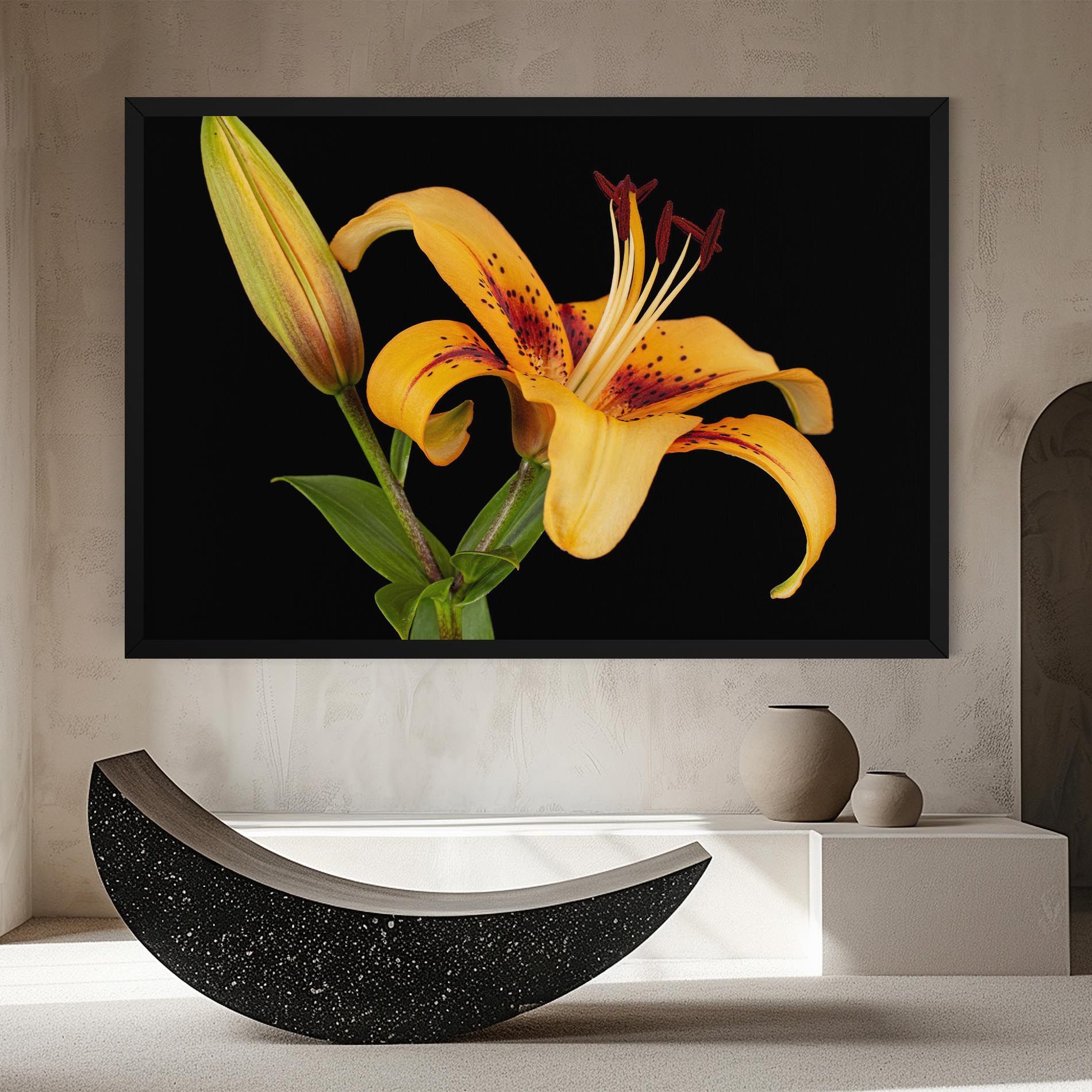 Beautiful Yellow Lily mockup 8