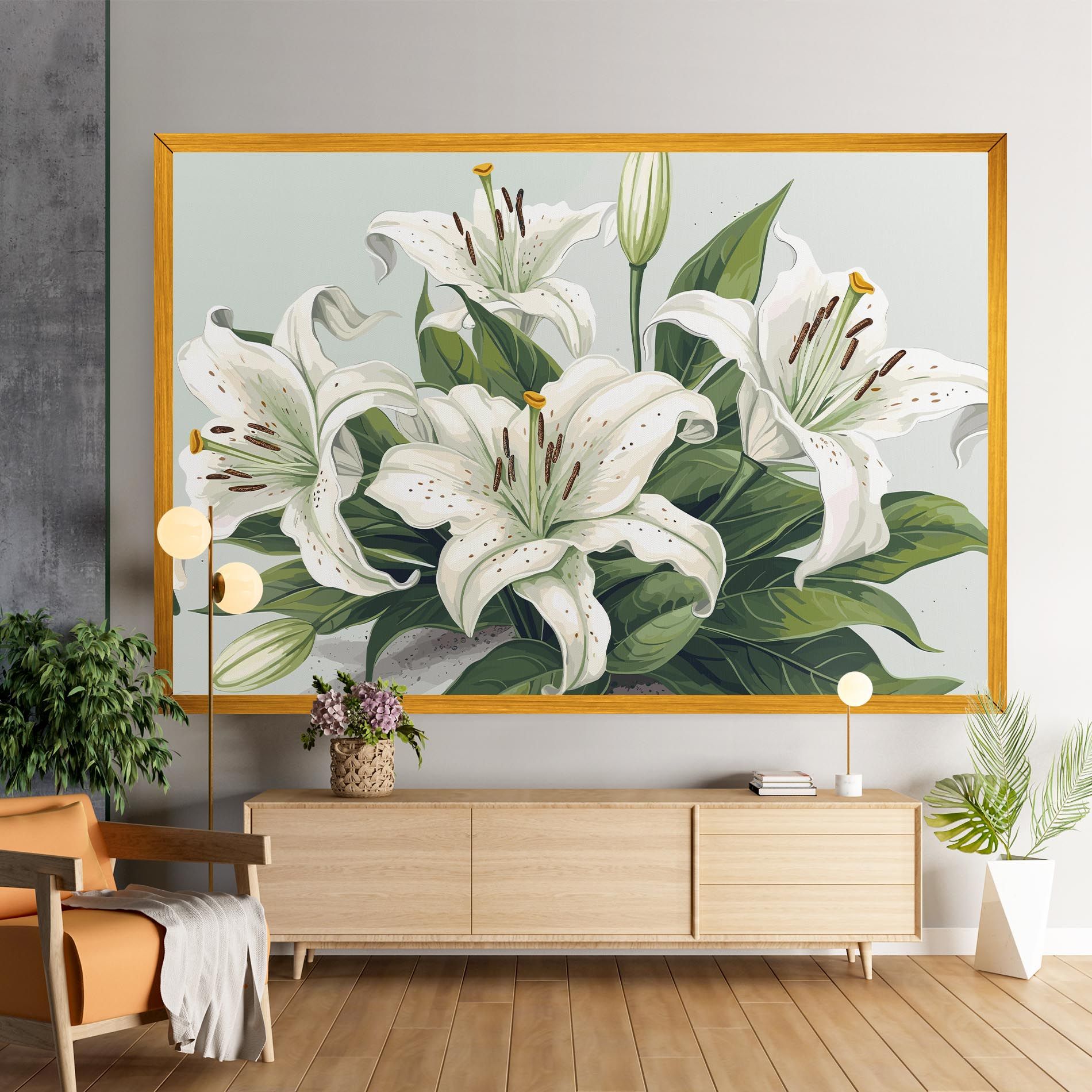 Light Lily Art mockup 9