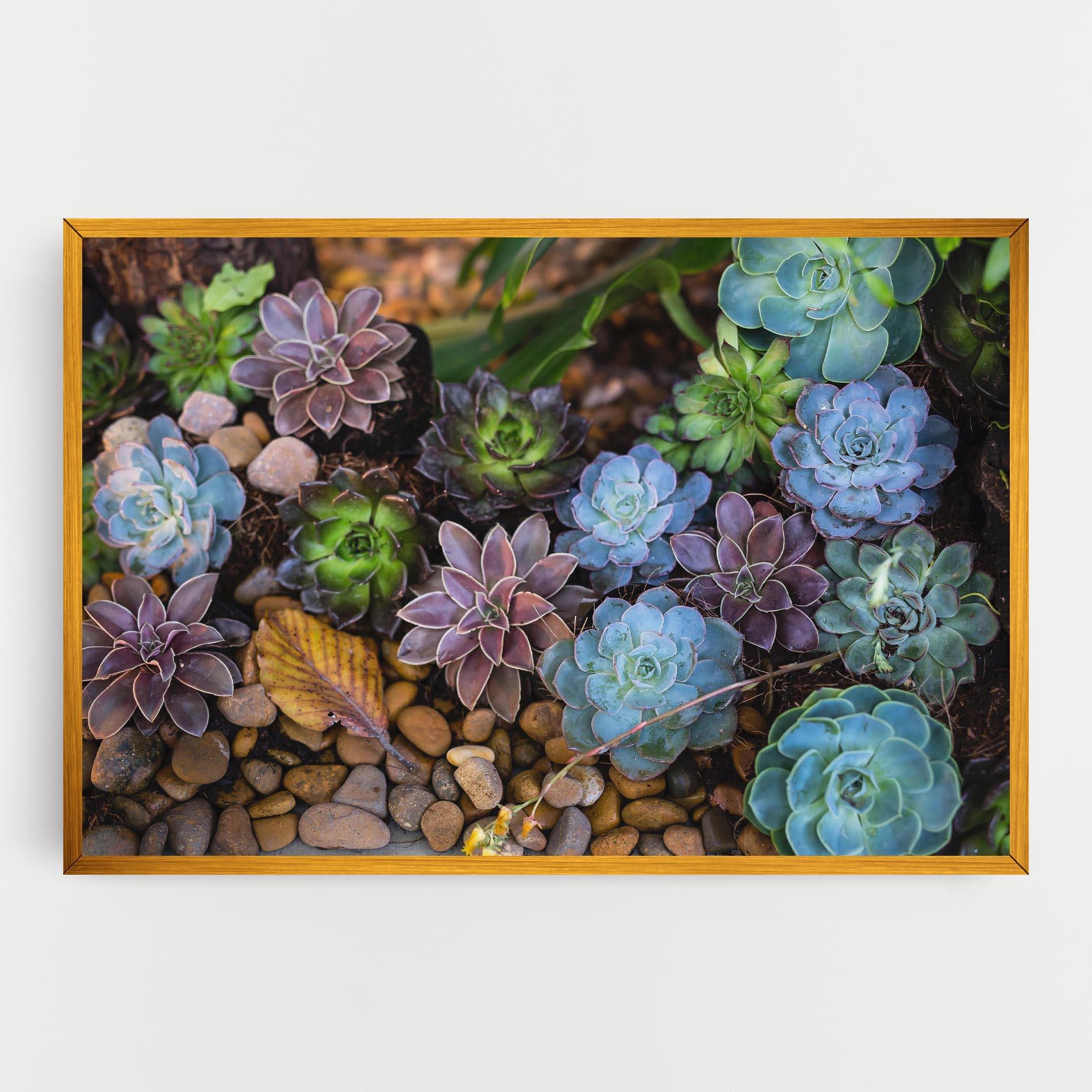 Картина на платно Colorful Flowers mockup 0