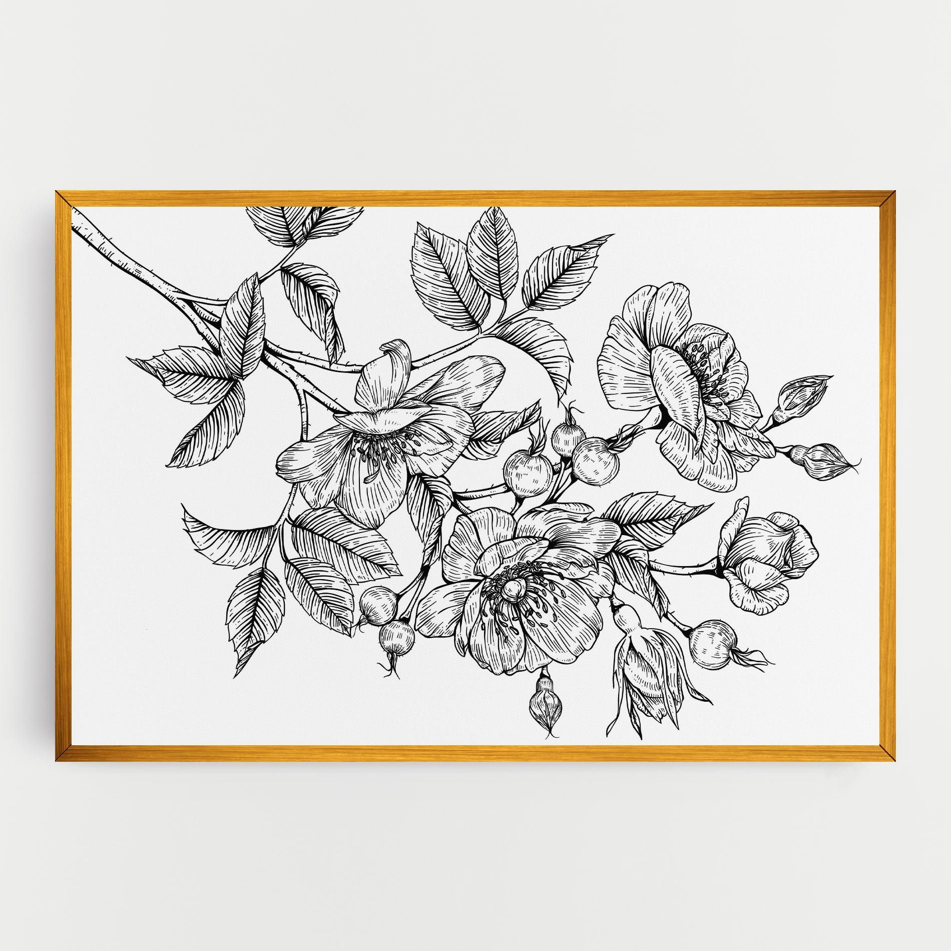 Rose Black Line mockup 0