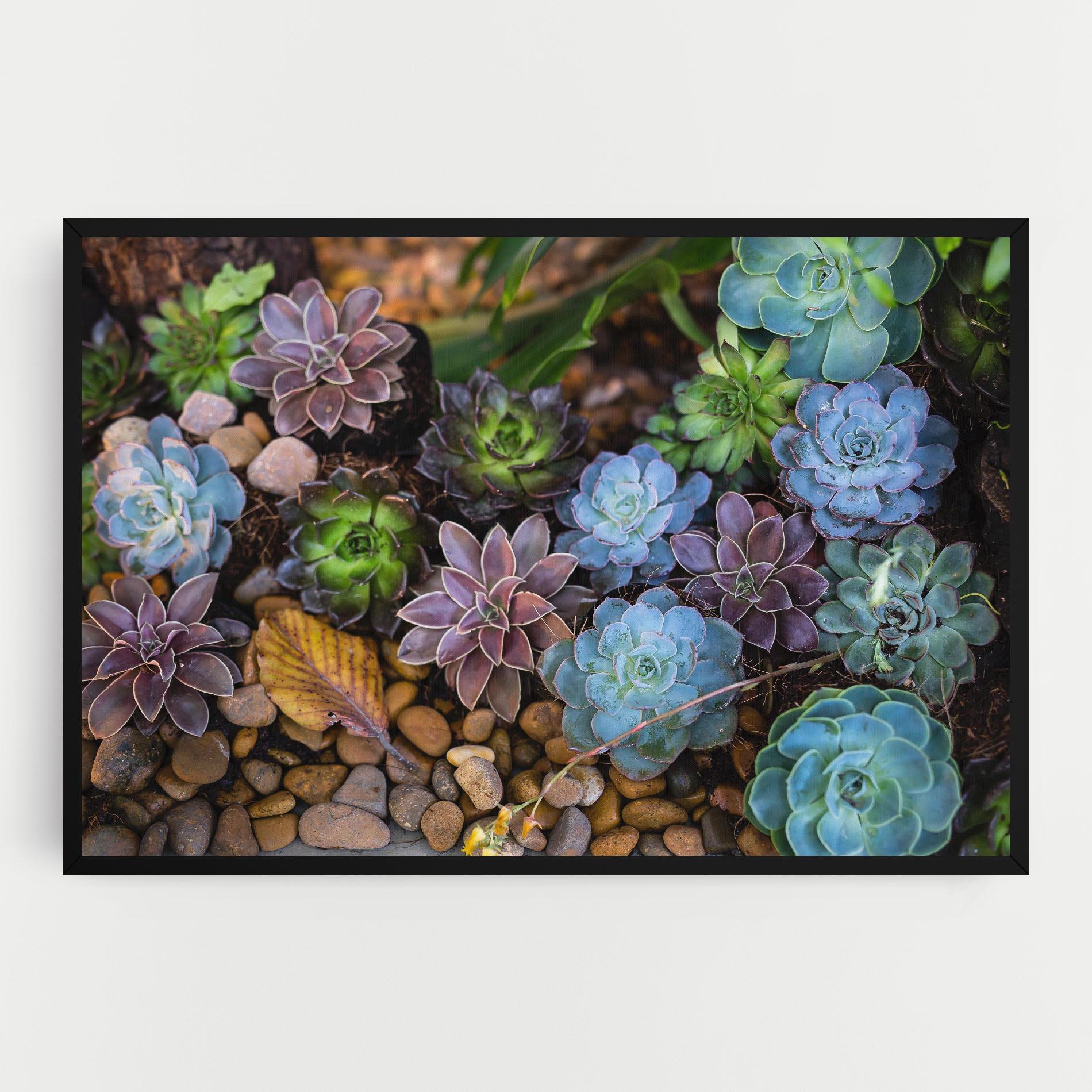 Картина на платно Colorful Flowers mockup 0