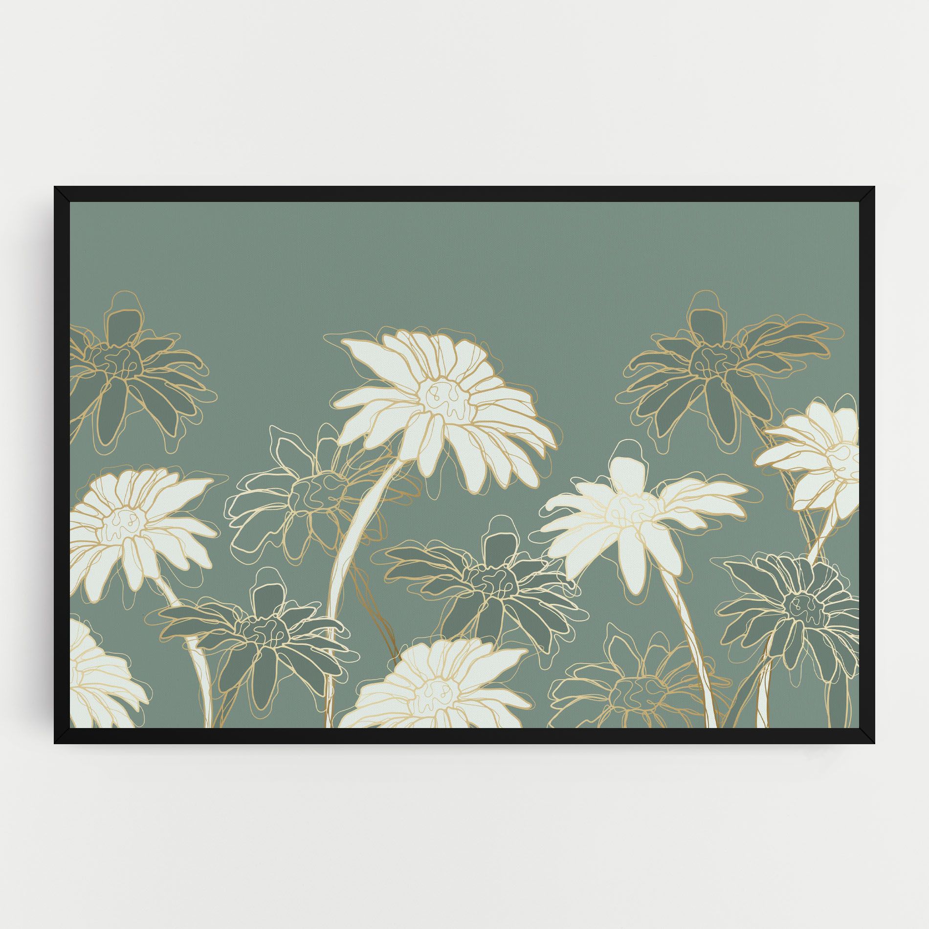 Gold Green Line mockup 0