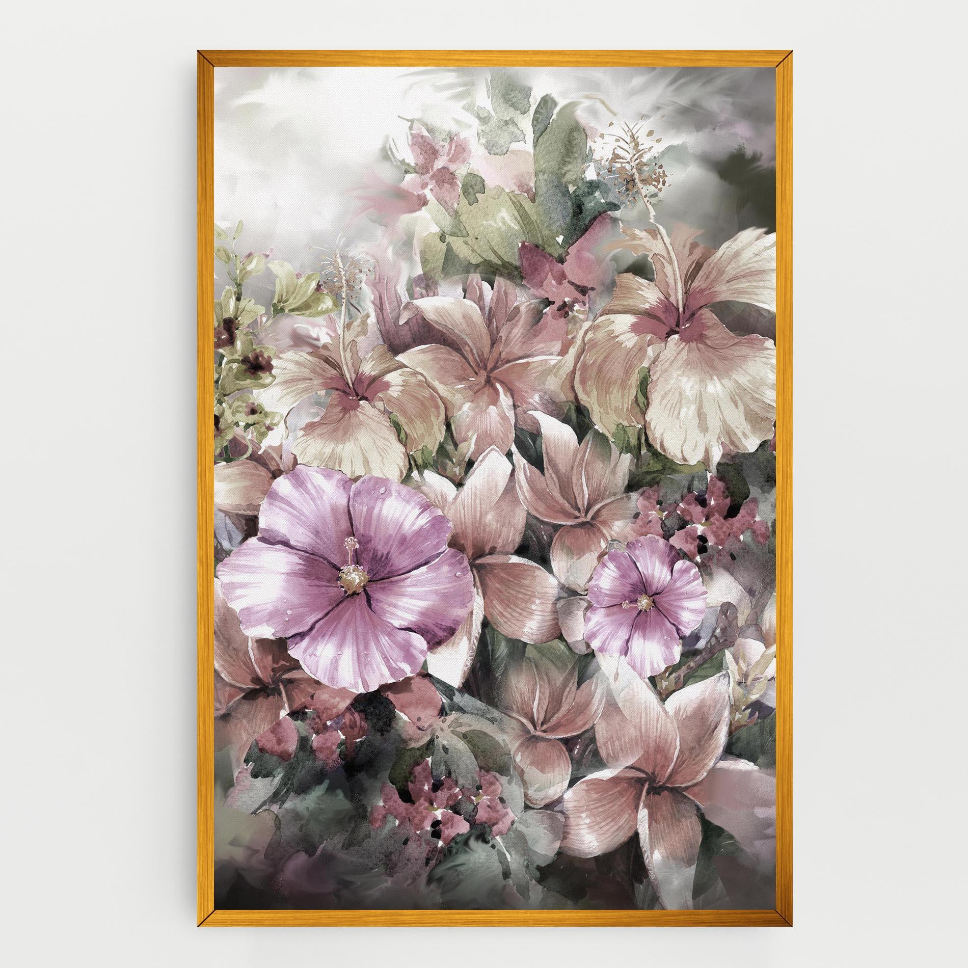 Картина на платно Contrastul De Flori mockup 0