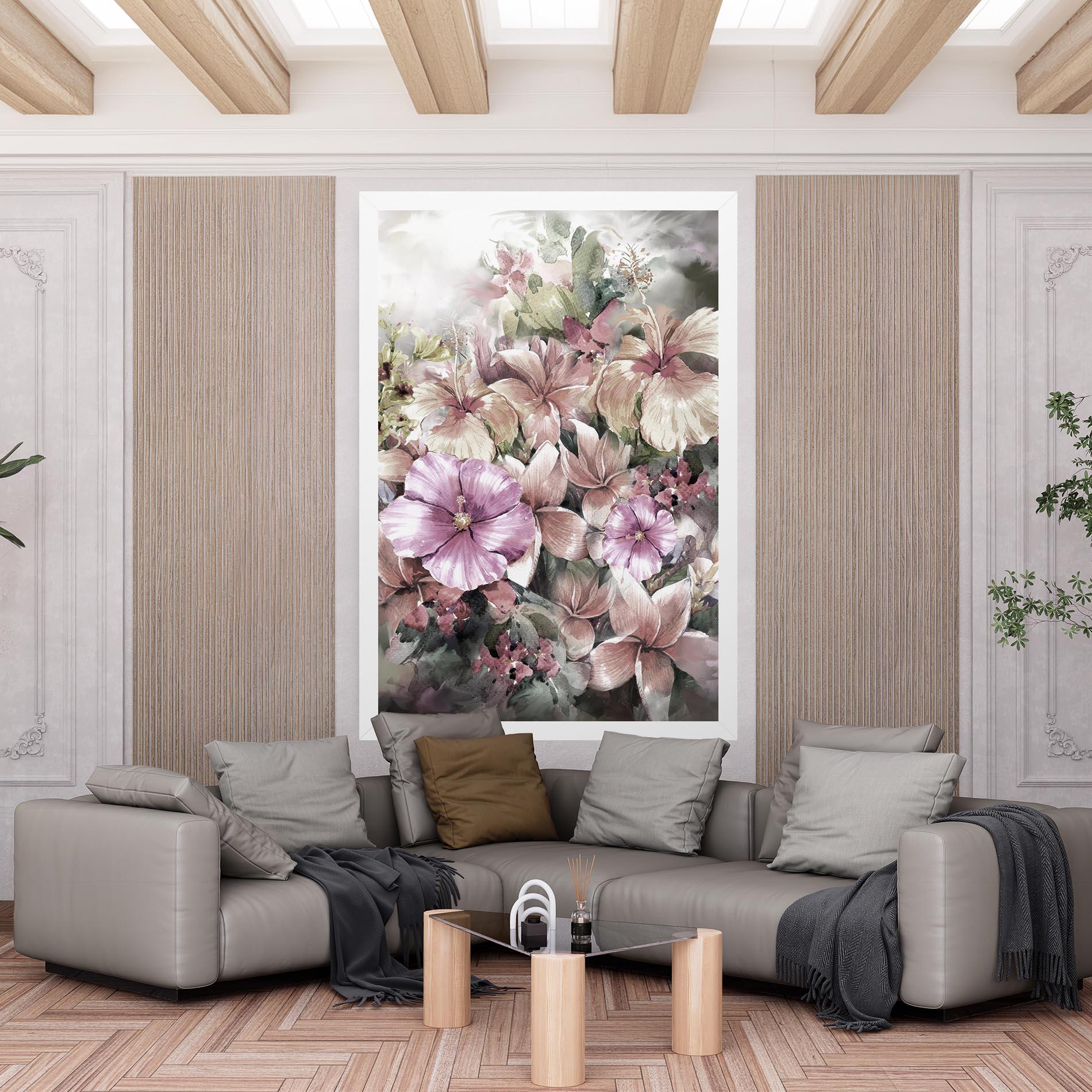 Картина на платно Contrastul De Flori mockup 6