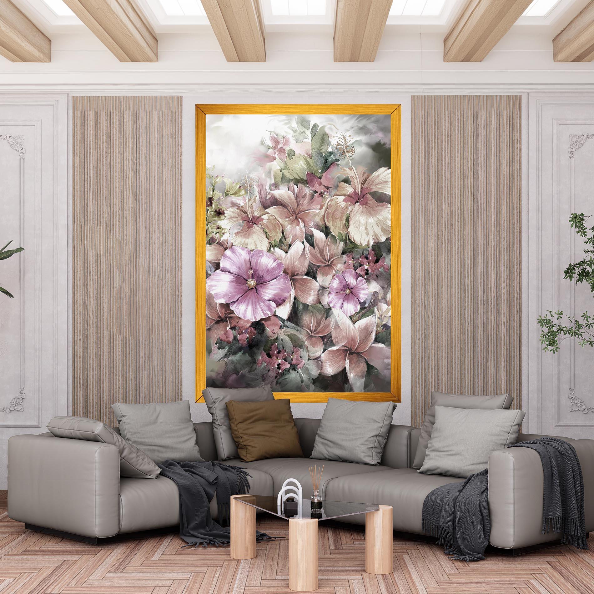 Картина на платно Contrastul De Flori mockup 6