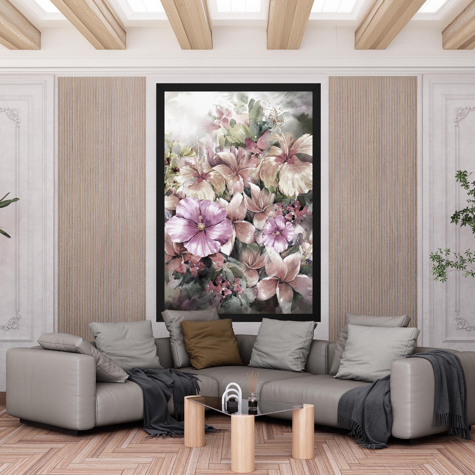 Картина на платно Contrastul De Flori mockup 6