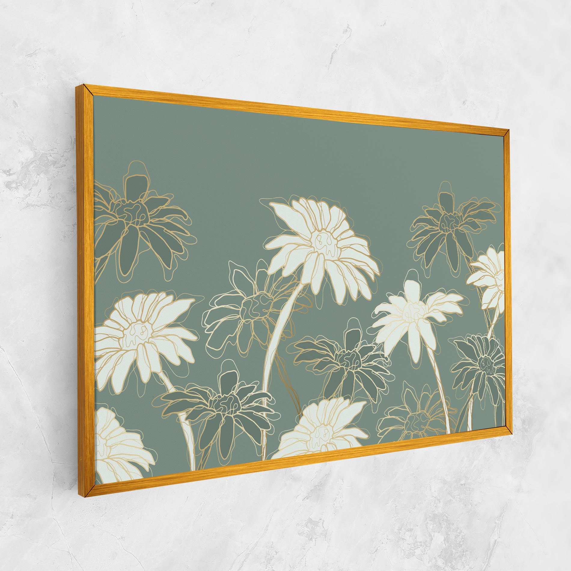 Gold Green Line mockup 1