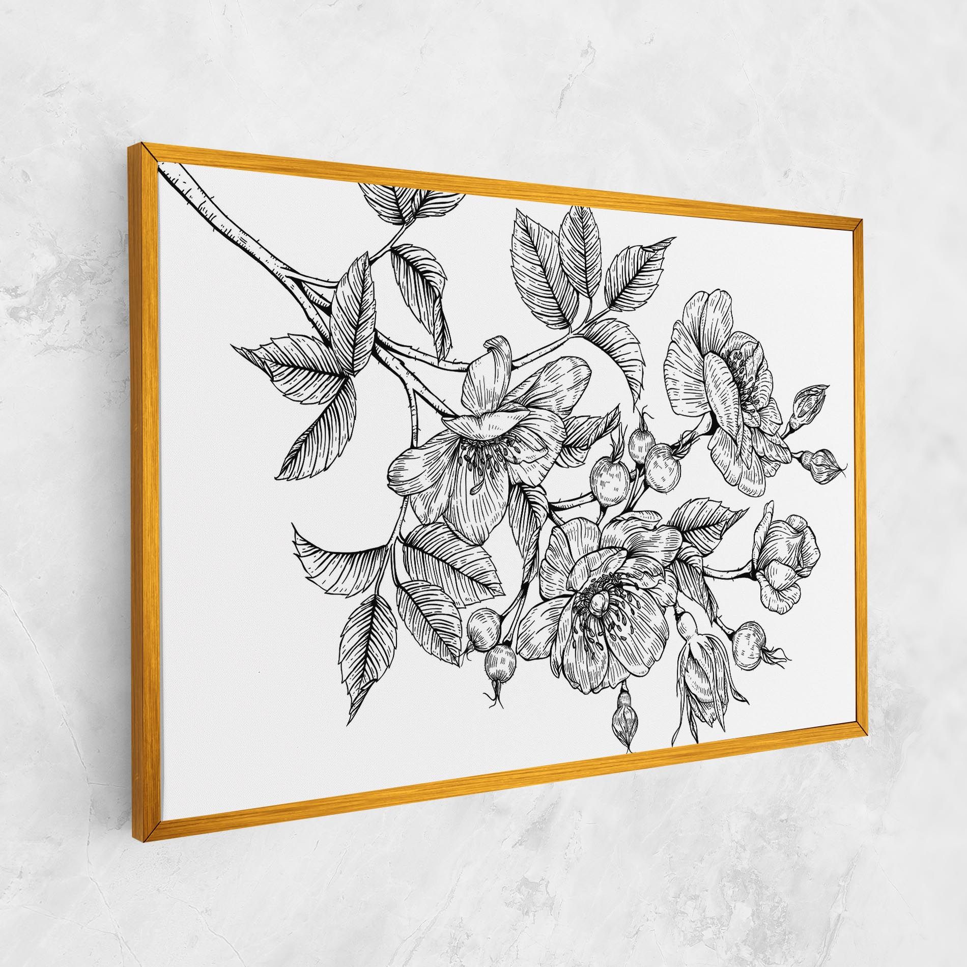 Rose Black Line mockup 1